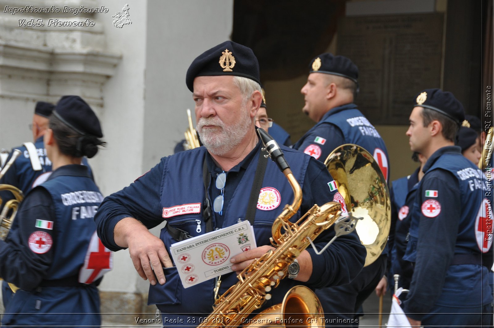 Venaria Reale 23 09 2012 - Concerto Fanfare Cri Taurinense - Croce Rossa Italiana - Ispettorato Regionale Volontari del Soccorso del Piemonte