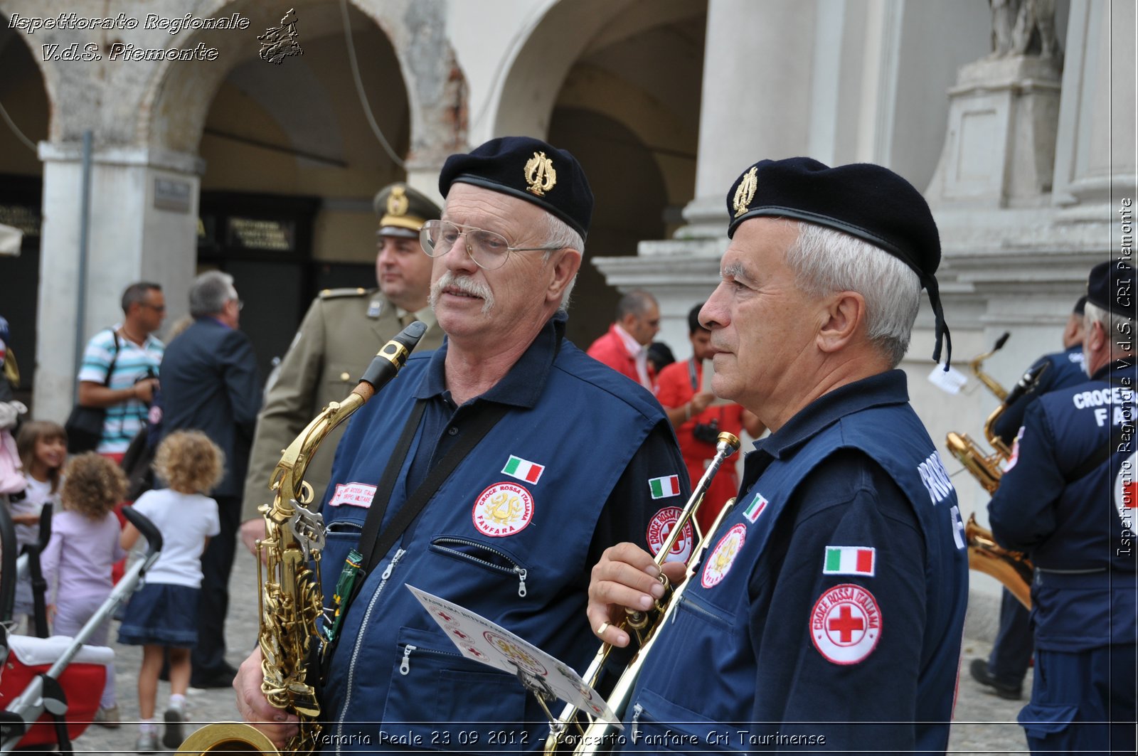 Venaria Reale 23 09 2012 - Concerto Fanfare Cri Taurinense - Croce Rossa Italiana - Ispettorato Regionale Volontari del Soccorso del Piemonte