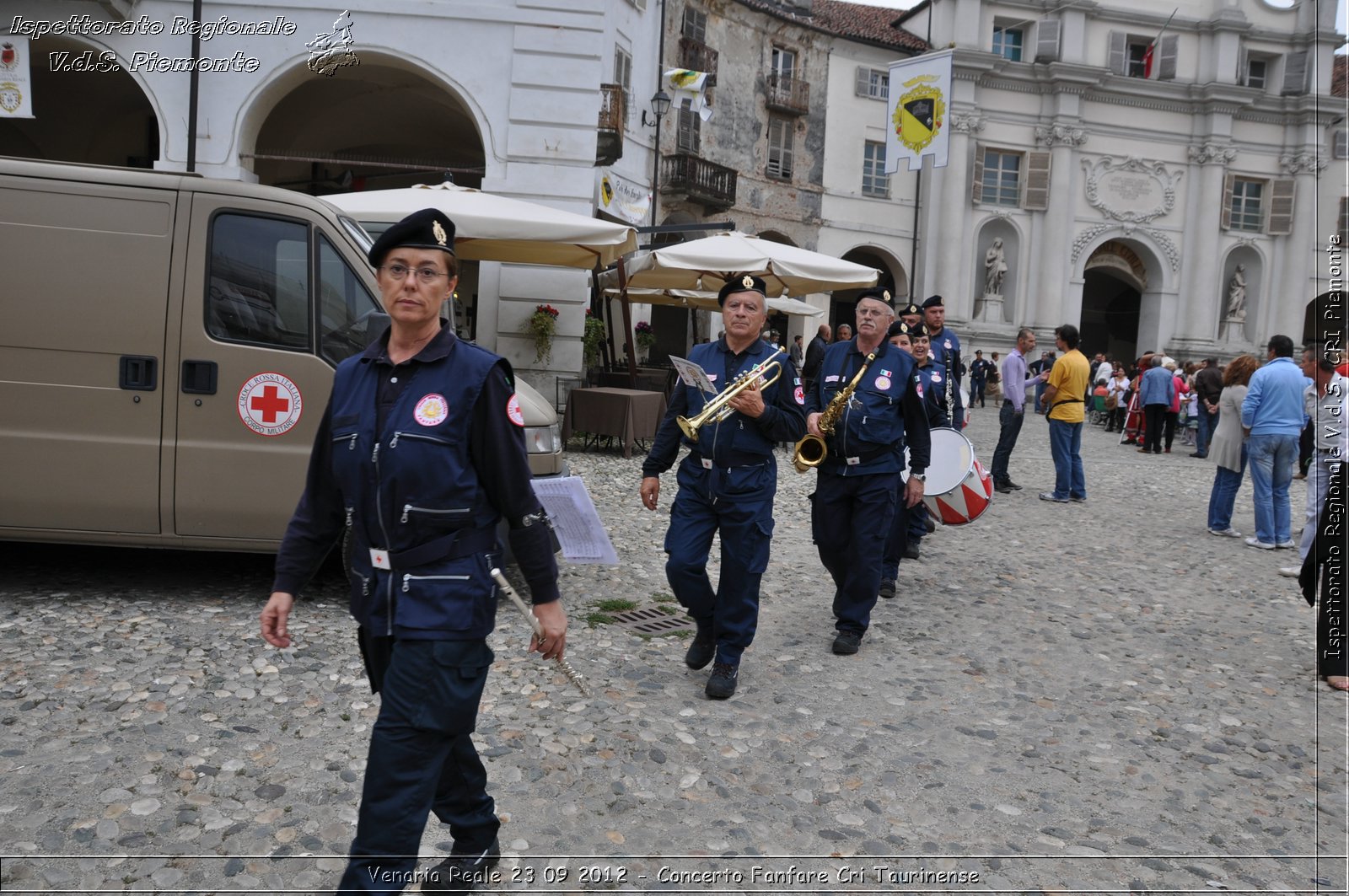 Venaria Reale 23 09 2012 - Concerto Fanfare Cri Taurinense - Croce Rossa Italiana - Ispettorato Regionale Volontari del Soccorso del Piemonte