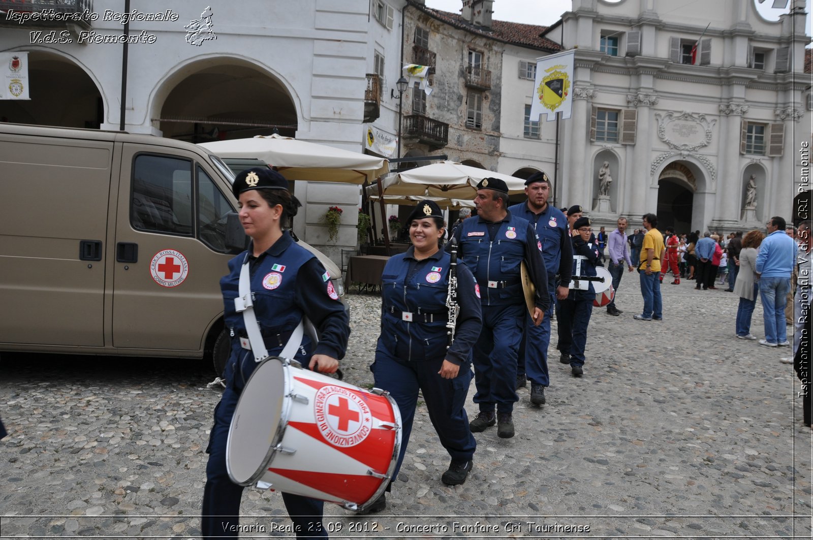 Venaria Reale 23 09 2012 - Concerto Fanfare Cri Taurinense - Croce Rossa Italiana - Ispettorato Regionale Volontari del Soccorso del Piemonte