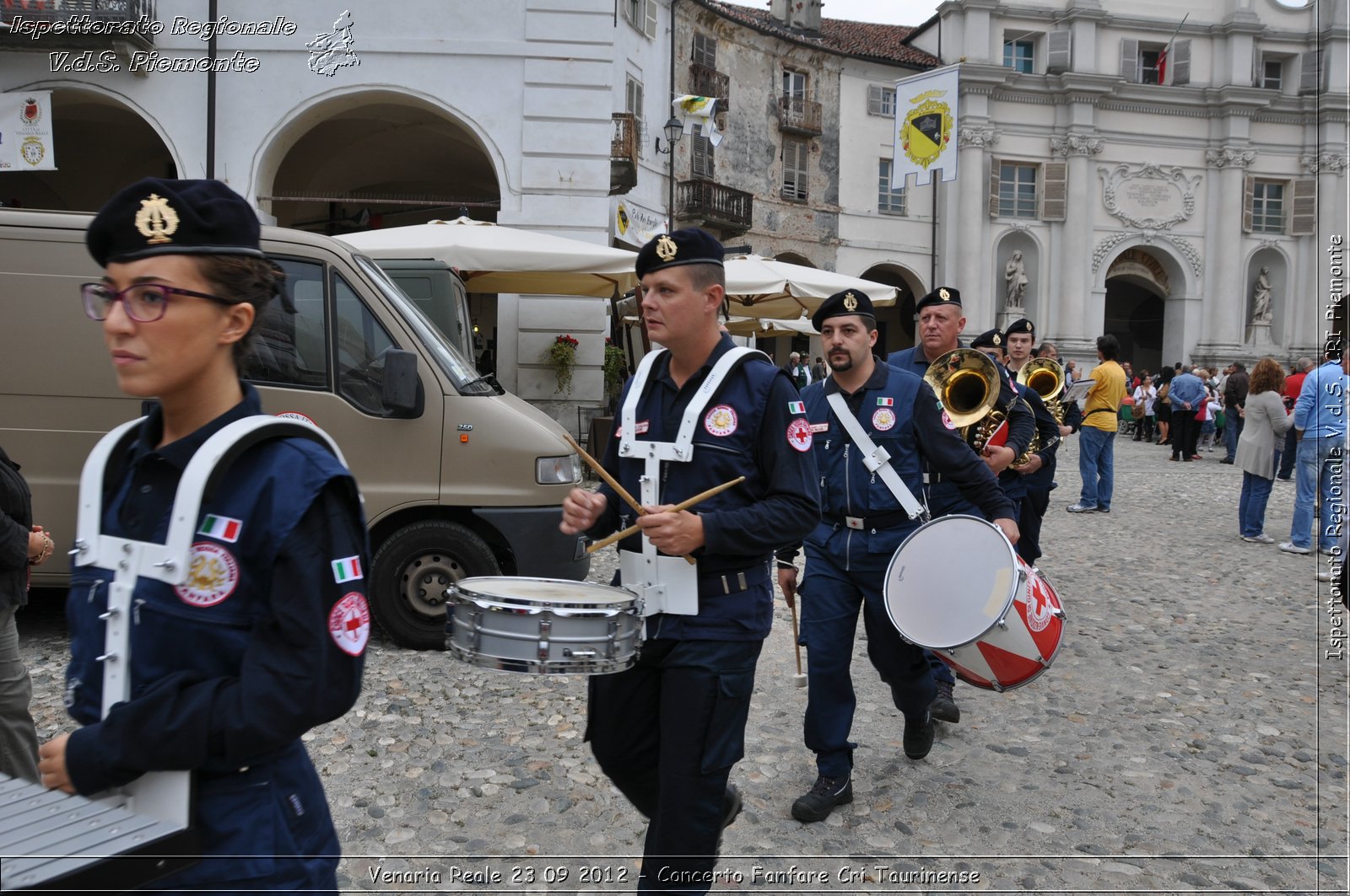 Venaria Reale 23 09 2012 - Concerto Fanfare Cri Taurinense - Croce Rossa Italiana - Ispettorato Regionale Volontari del Soccorso del Piemonte