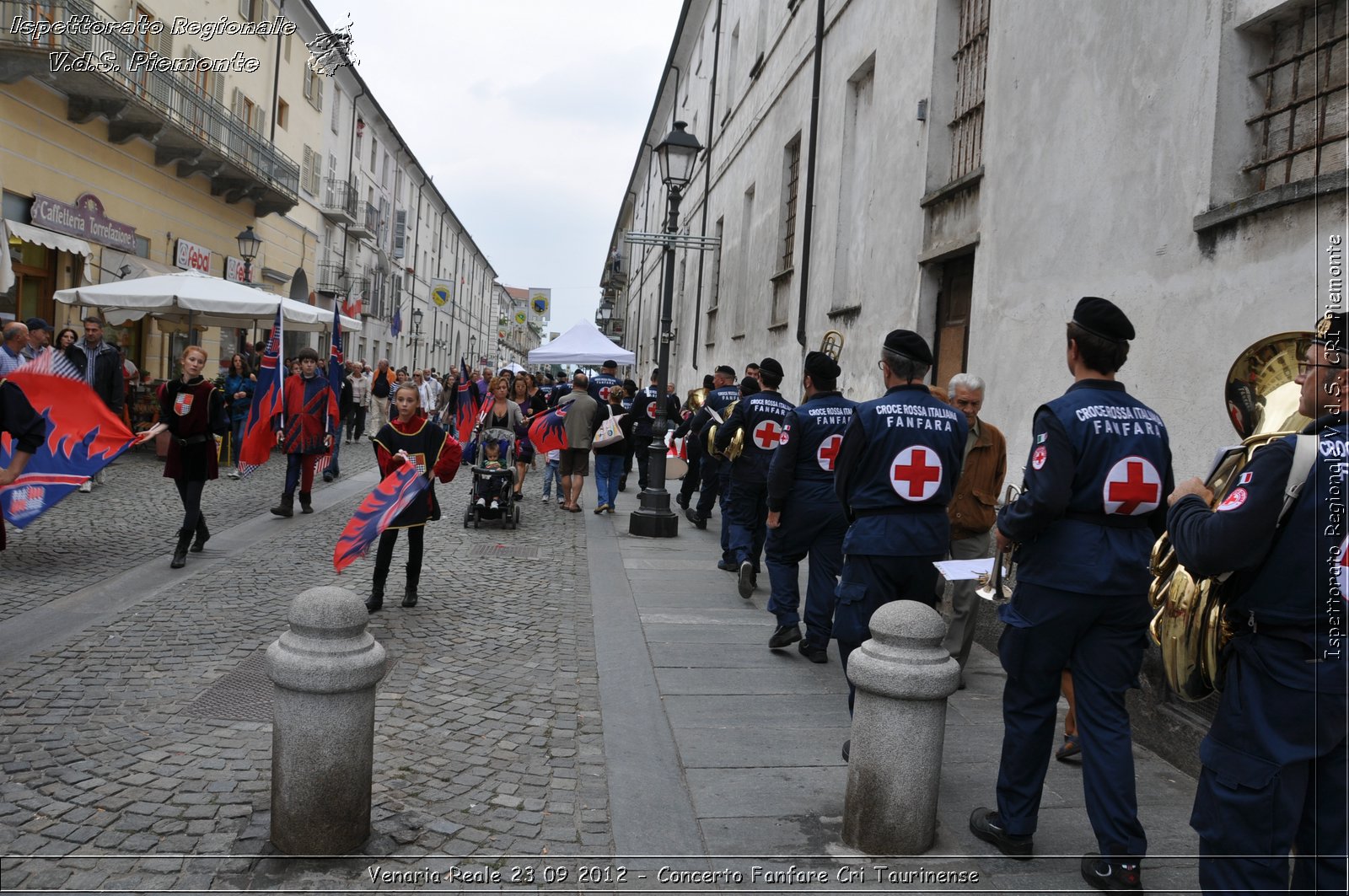 Venaria Reale 23 09 2012 - Concerto Fanfare Cri Taurinense - Croce Rossa Italiana - Ispettorato Regionale Volontari del Soccorso del Piemonte