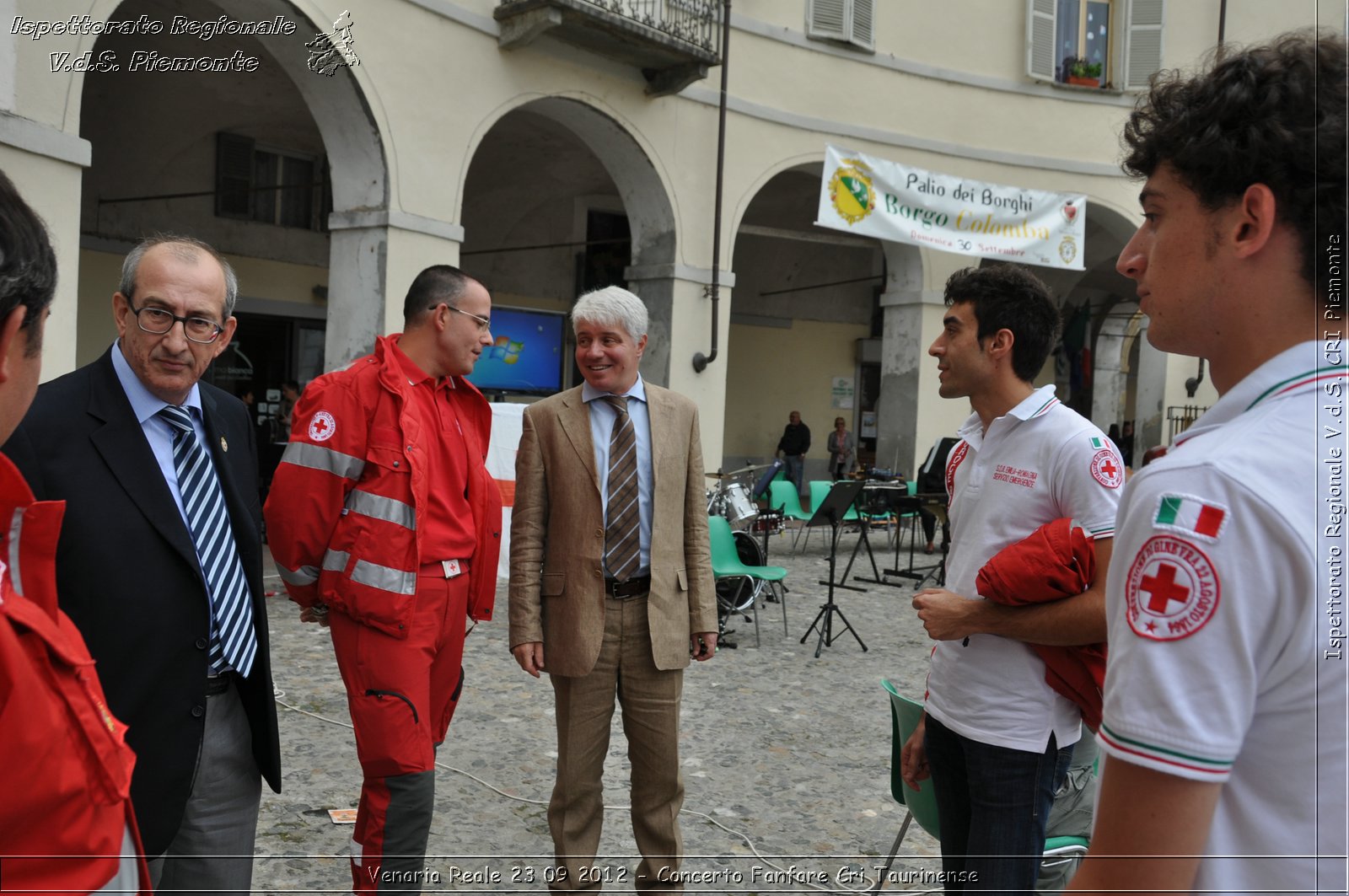 Venaria Reale 23 09 2012 - Concerto Fanfare Cri Taurinense - Croce Rossa Italiana - Ispettorato Regionale Volontari del Soccorso del Piemonte