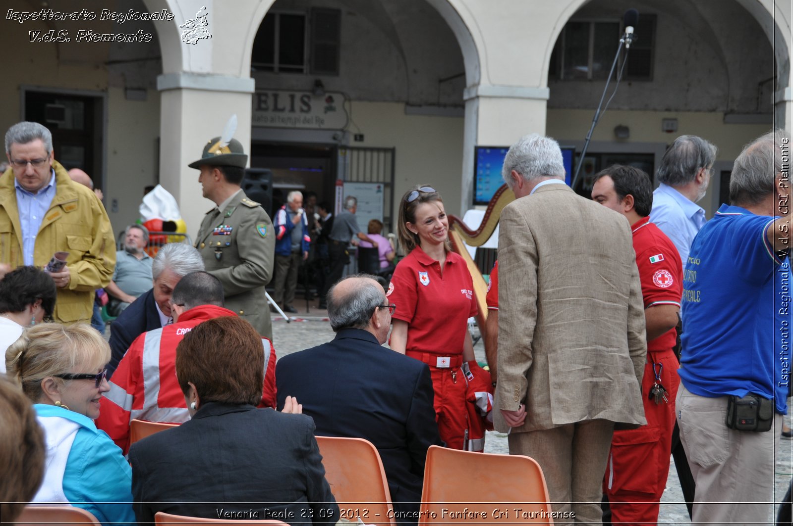 Venaria Reale 23 09 2012 - Concerto Fanfare Cri Taurinense - Croce Rossa Italiana - Ispettorato Regionale Volontari del Soccorso del Piemonte