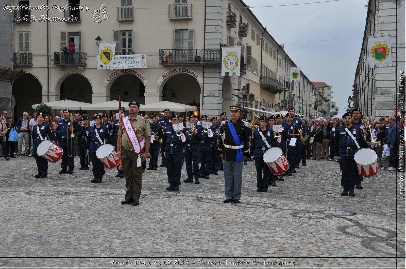 Venaria Reale 23 09 2012 - Concerto Fanfare Cri Taurinense - Croce Rossa Italiana - Ispettorato Regionale Volontari del Soccorso del Piemonte