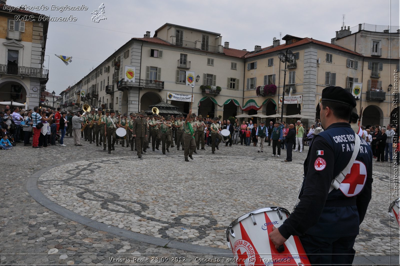 Venaria Reale 23 09 2012 - Concerto Fanfare Cri Taurinense - Croce Rossa Italiana - Ispettorato Regionale Volontari del Soccorso del Piemonte