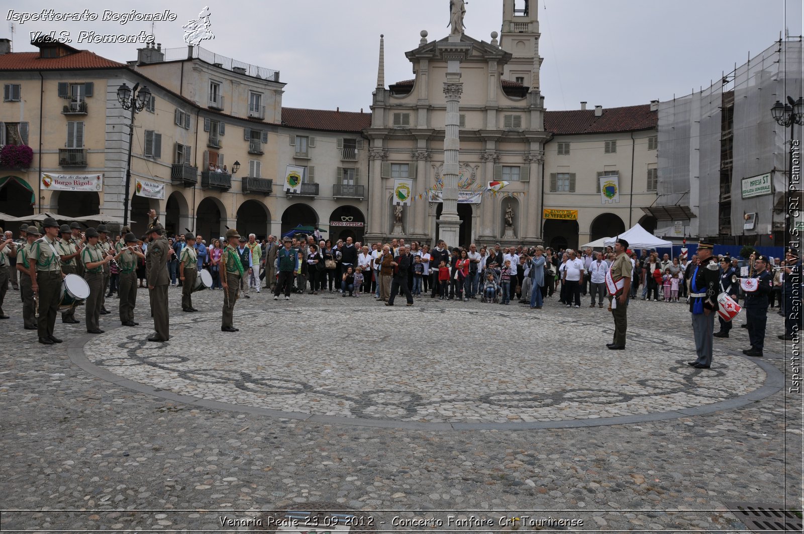 Venaria Reale 23 09 2012 - Concerto Fanfare Cri Taurinense - Croce Rossa Italiana - Ispettorato Regionale Volontari del Soccorso del Piemonte