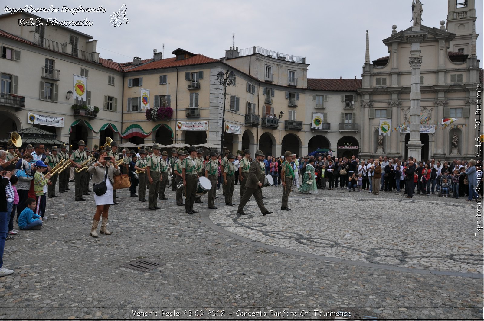 Venaria Reale 23 09 2012 - Concerto Fanfare Cri Taurinense - Croce Rossa Italiana - Ispettorato Regionale Volontari del Soccorso del Piemonte