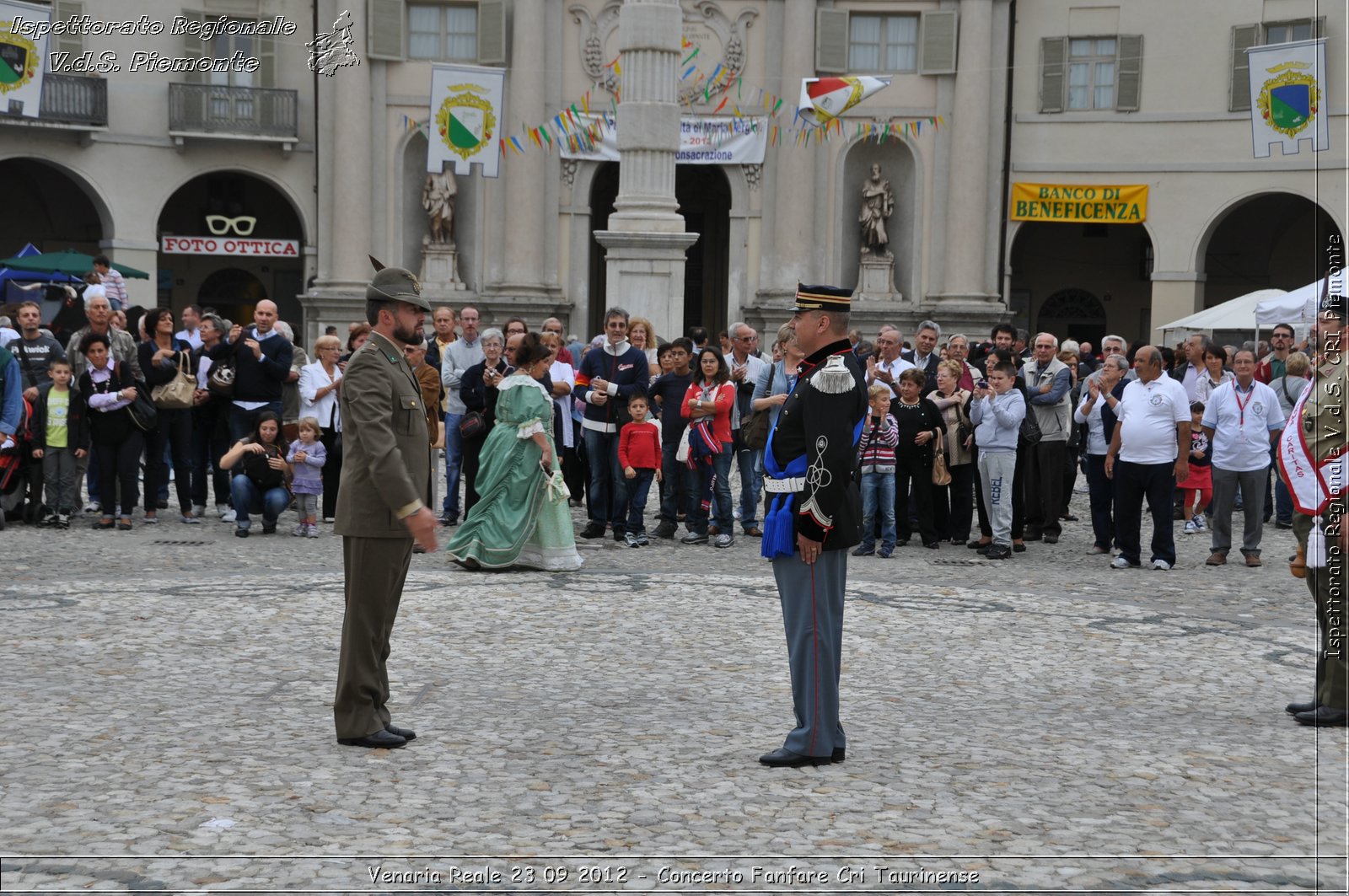 Venaria Reale 23 09 2012 - Concerto Fanfare Cri Taurinense - Croce Rossa Italiana - Ispettorato Regionale Volontari del Soccorso del Piemonte