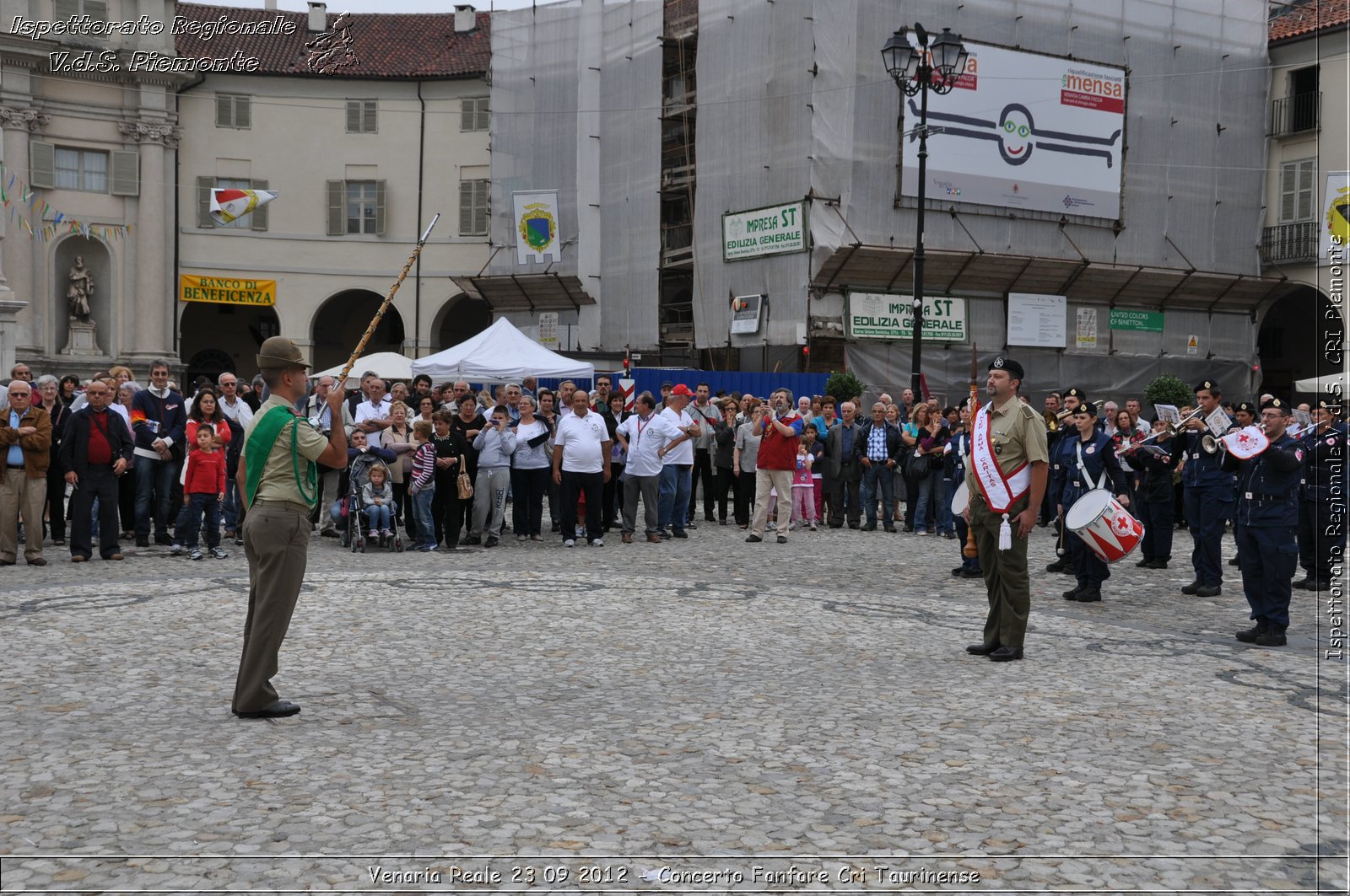 Venaria Reale 23 09 2012 - Concerto Fanfare Cri Taurinense - Croce Rossa Italiana - Ispettorato Regionale Volontari del Soccorso del Piemonte