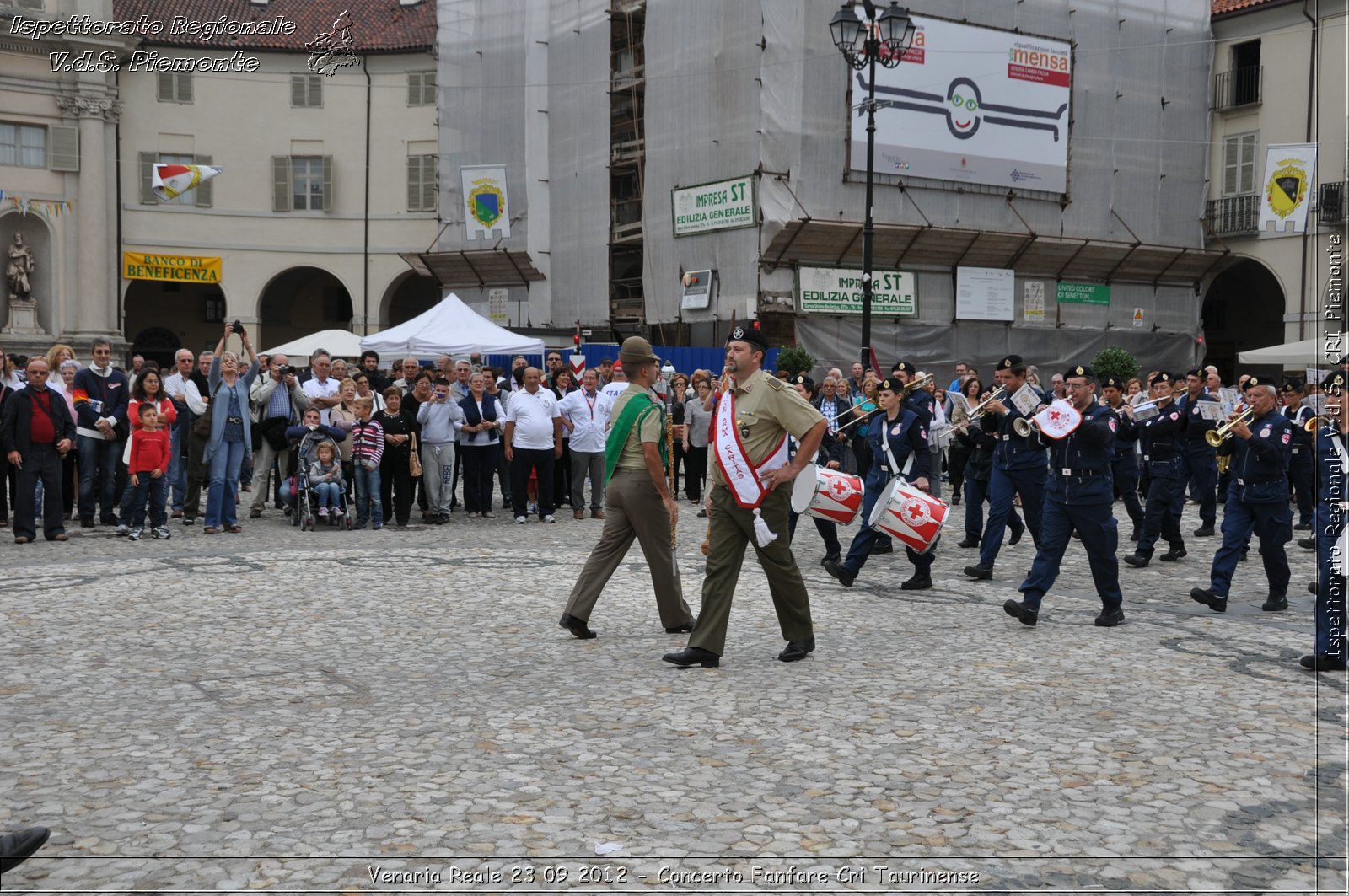 Venaria Reale 23 09 2012 - Concerto Fanfare Cri Taurinense - Croce Rossa Italiana - Ispettorato Regionale Volontari del Soccorso del Piemonte