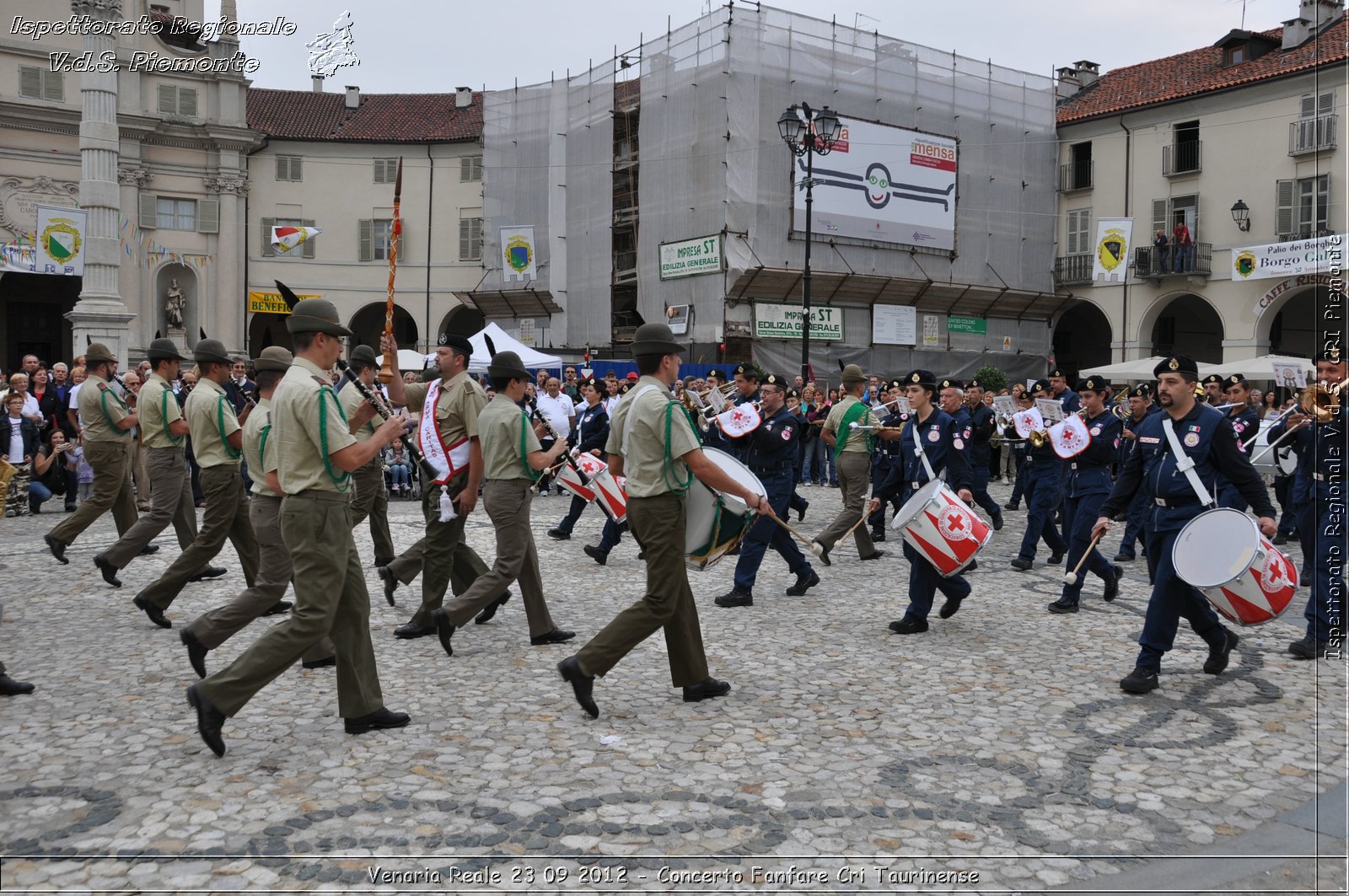 Venaria Reale 23 09 2012 - Concerto Fanfare Cri Taurinense - Croce Rossa Italiana - Ispettorato Regionale Volontari del Soccorso del Piemonte