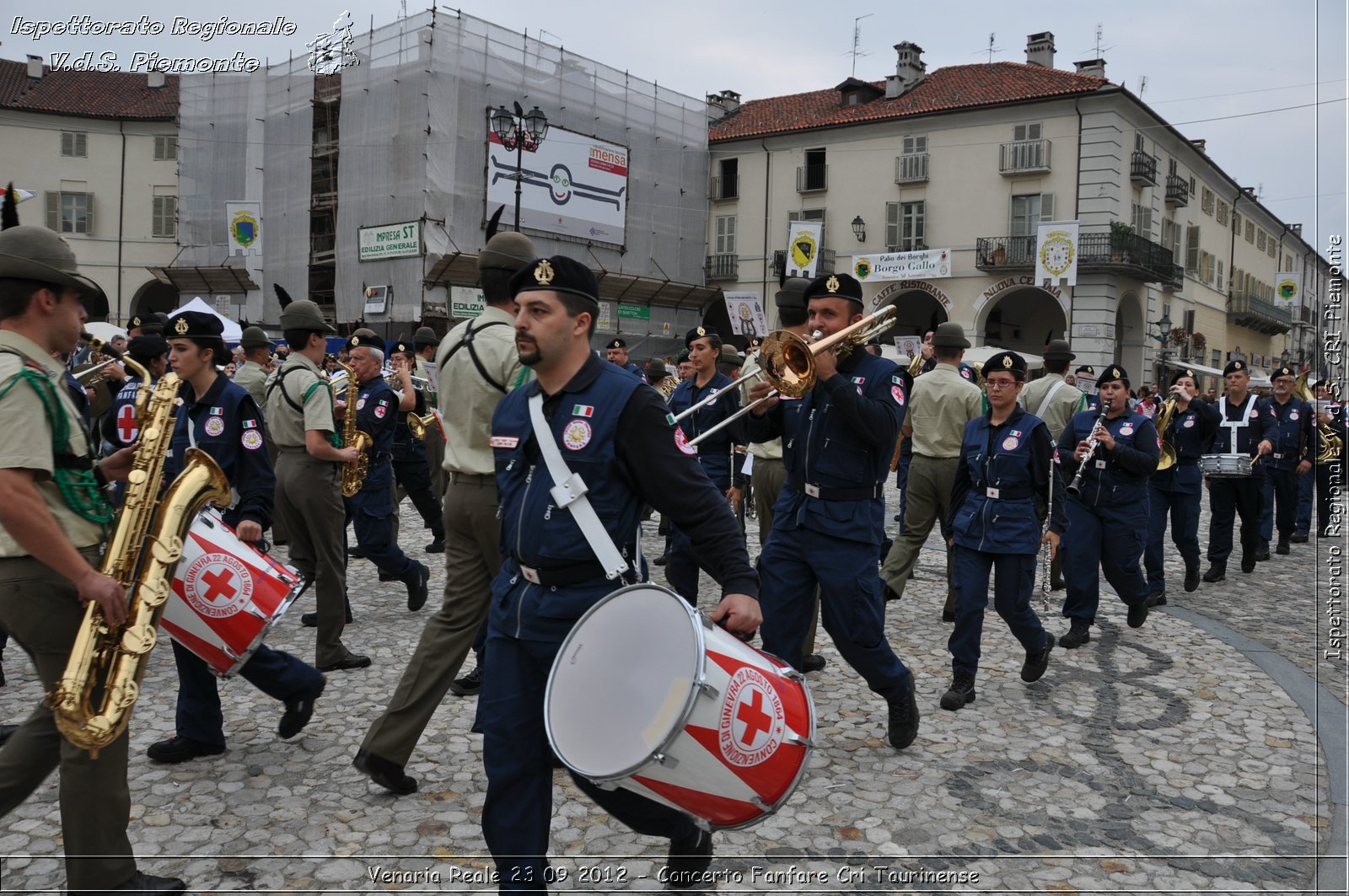 Venaria Reale 23 09 2012 - Concerto Fanfare Cri Taurinense - Croce Rossa Italiana - Ispettorato Regionale Volontari del Soccorso del Piemonte