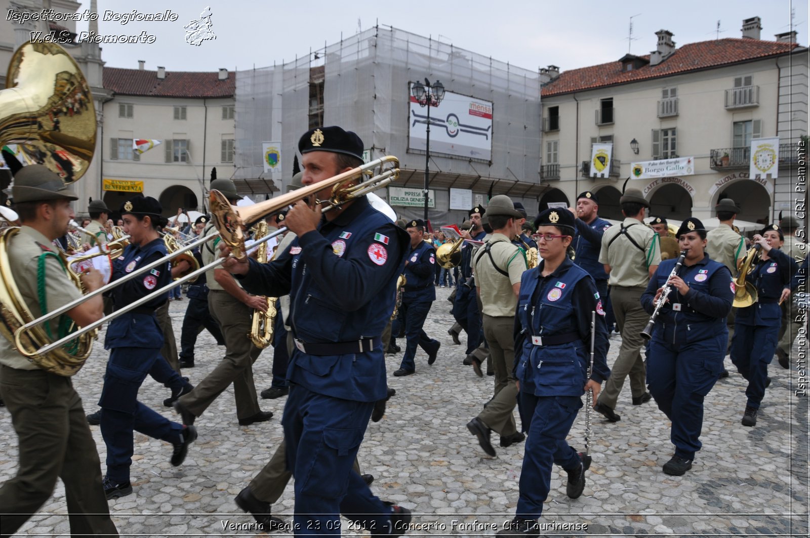 Venaria Reale 23 09 2012 - Concerto Fanfare Cri Taurinense - Croce Rossa Italiana - Ispettorato Regionale Volontari del Soccorso del Piemonte