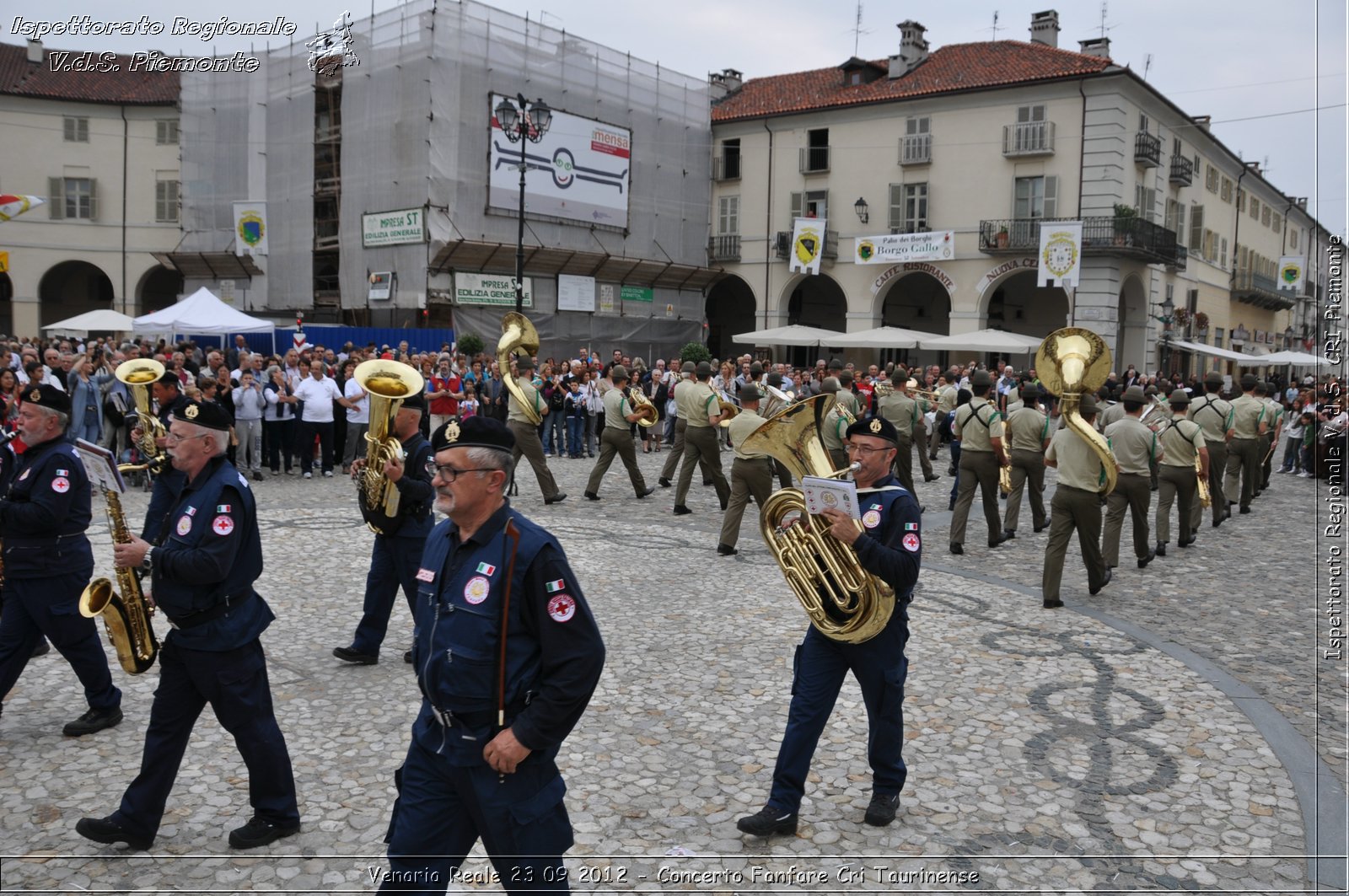 Venaria Reale 23 09 2012 - Concerto Fanfare Cri Taurinense - Croce Rossa Italiana - Ispettorato Regionale Volontari del Soccorso del Piemonte