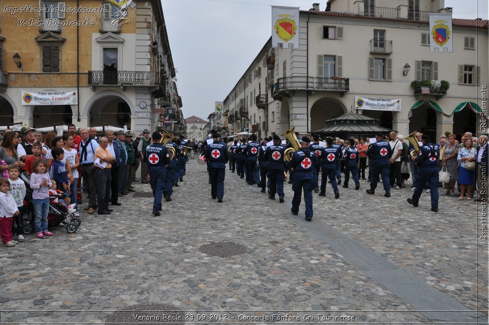 Venaria Reale 23 09 2012 - Concerto Fanfare Cri Taurinense - Croce Rossa Italiana - Ispettorato Regionale Volontari del Soccorso del Piemonte