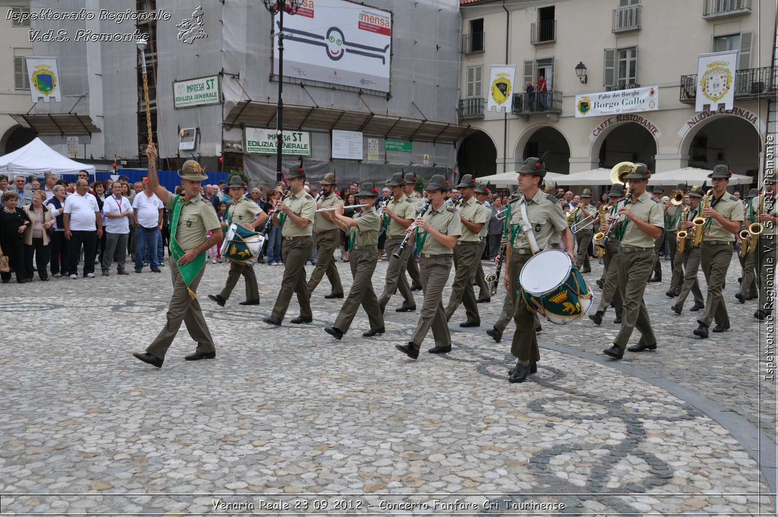 Venaria Reale 23 09 2012 - Concerto Fanfare Cri Taurinense - Croce Rossa Italiana - Ispettorato Regionale Volontari del Soccorso del Piemonte