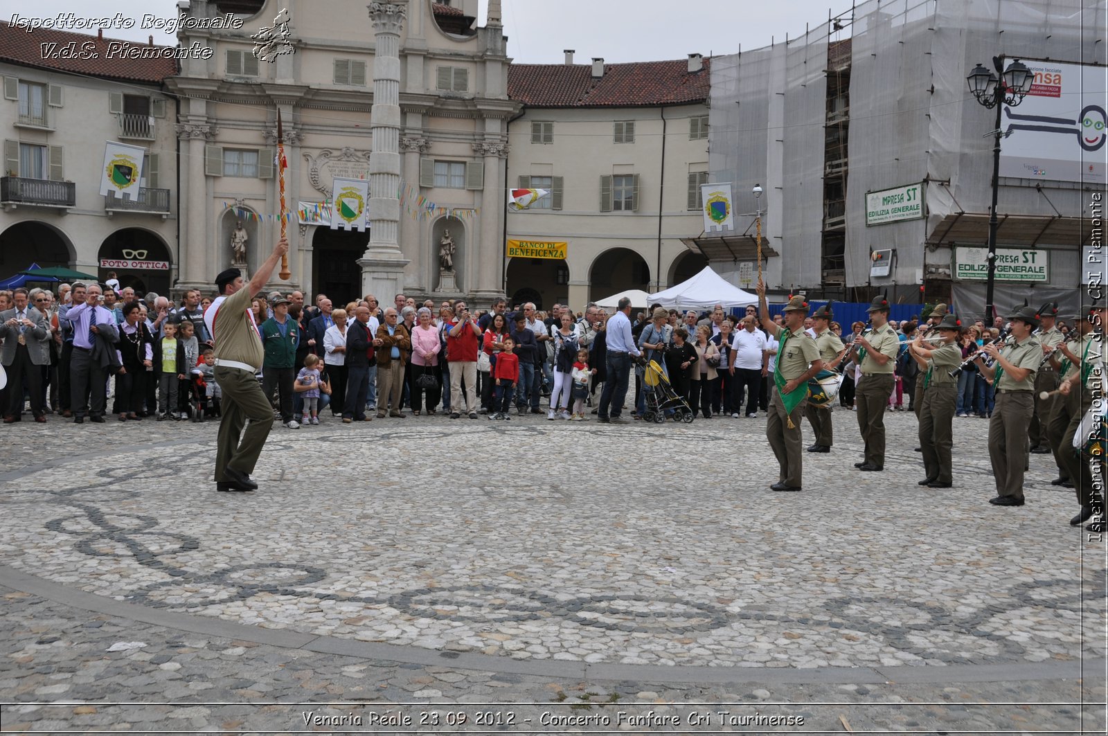 Venaria Reale 23 09 2012 - Concerto Fanfare Cri Taurinense - Croce Rossa Italiana - Ispettorato Regionale Volontari del Soccorso del Piemonte