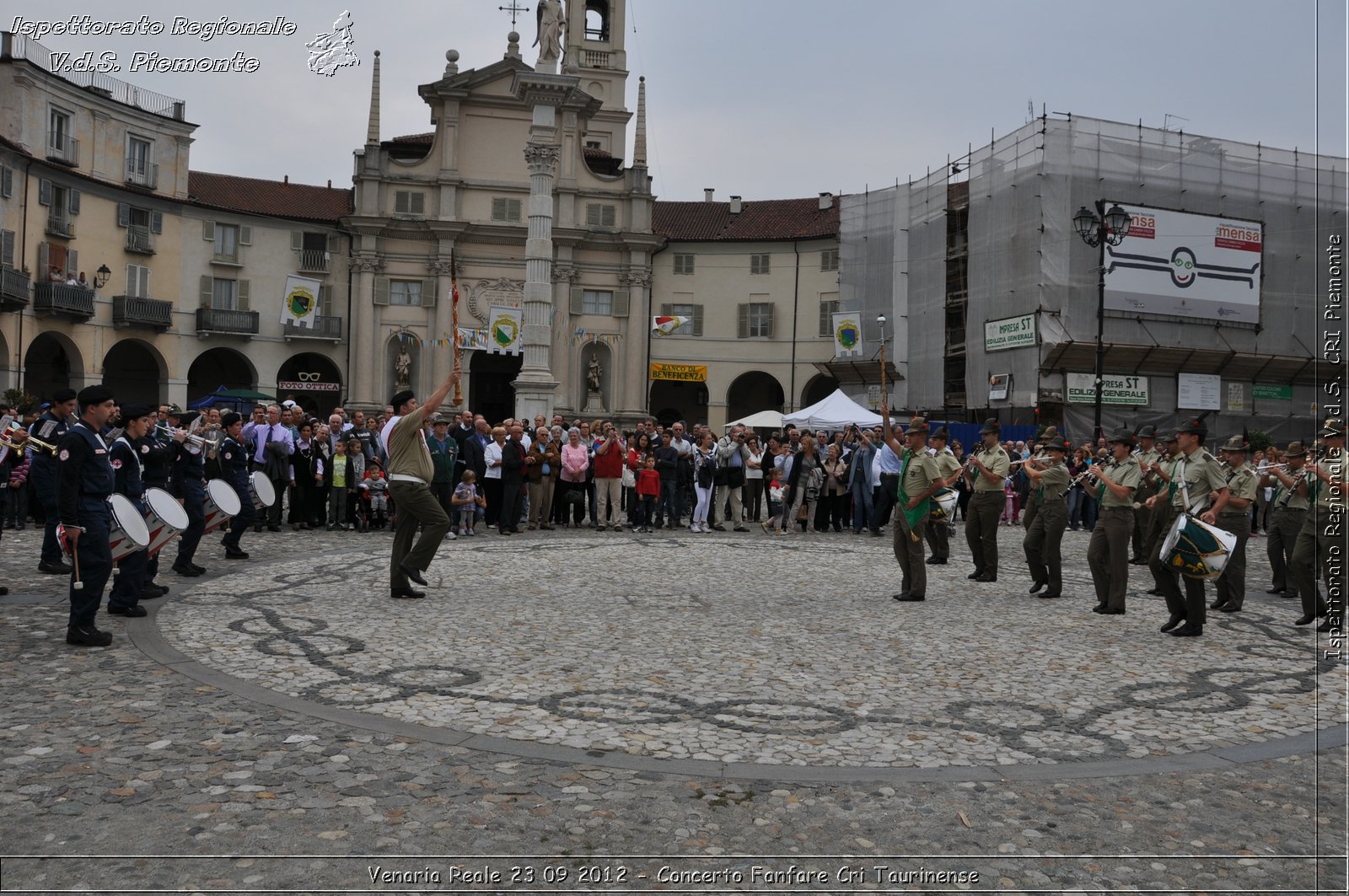 Venaria Reale 23 09 2012 - Concerto Fanfare Cri Taurinense - Croce Rossa Italiana - Ispettorato Regionale Volontari del Soccorso del Piemonte