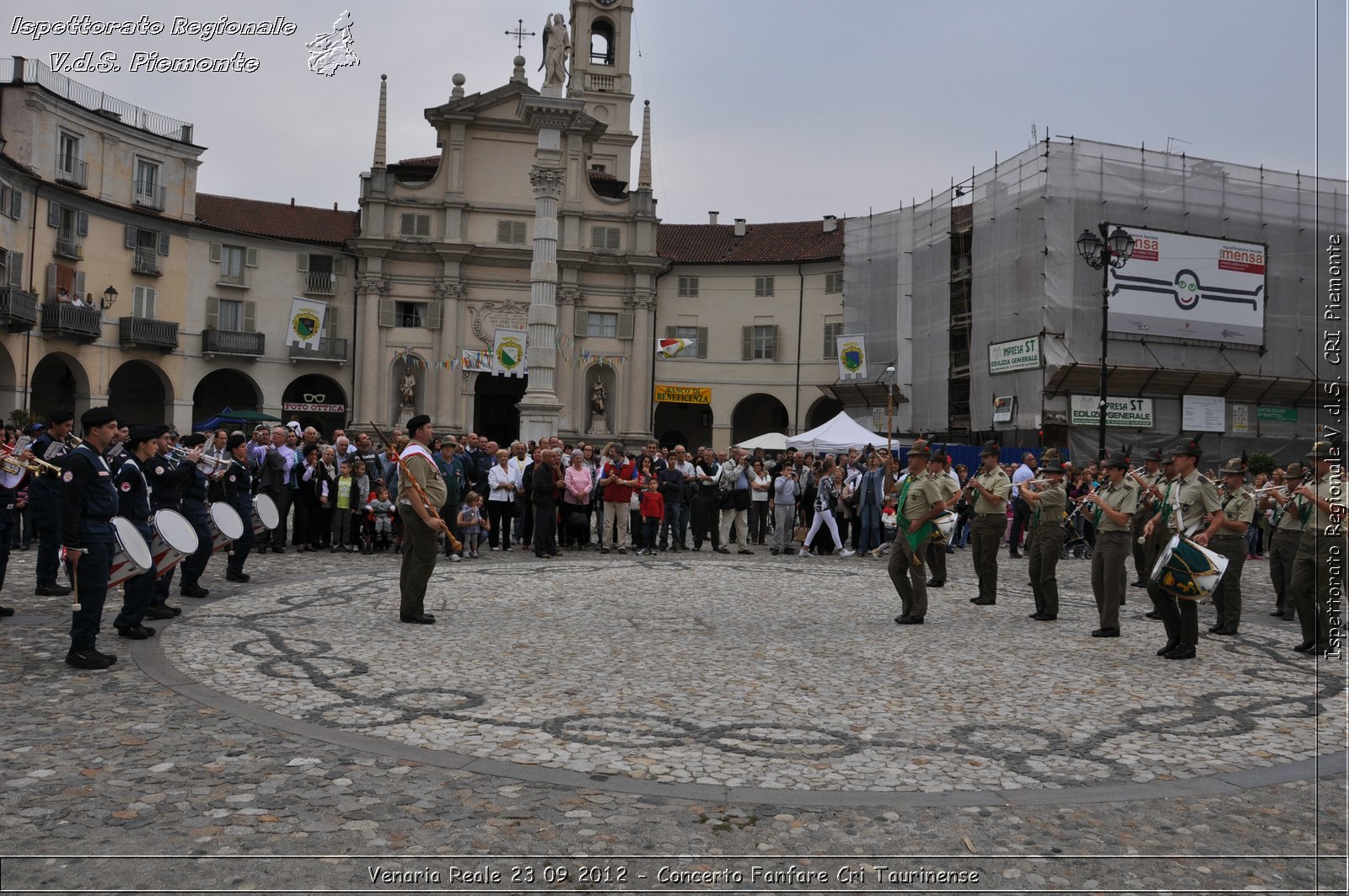 Venaria Reale 23 09 2012 - Concerto Fanfare Cri Taurinense - Croce Rossa Italiana - Ispettorato Regionale Volontari del Soccorso del Piemonte