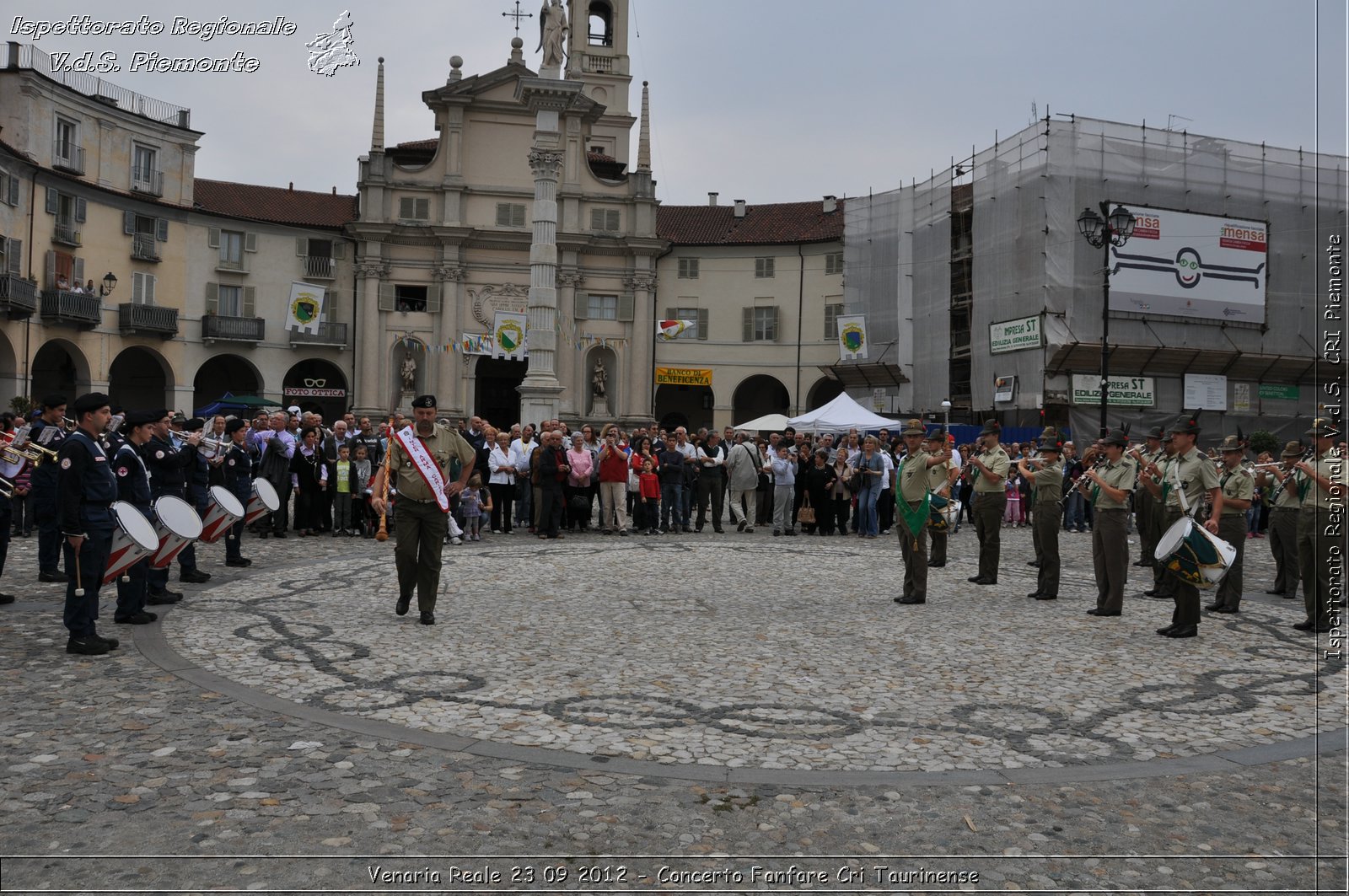 Venaria Reale 23 09 2012 - Concerto Fanfare Cri Taurinense - Croce Rossa Italiana - Ispettorato Regionale Volontari del Soccorso del Piemonte