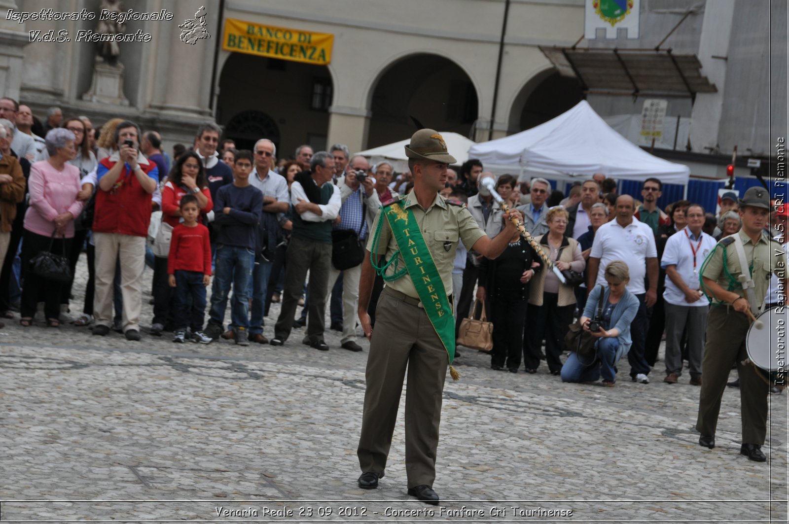 Venaria Reale 23 09 2012 - Concerto Fanfare Cri Taurinense - Croce Rossa Italiana - Ispettorato Regionale Volontari del Soccorso del Piemonte