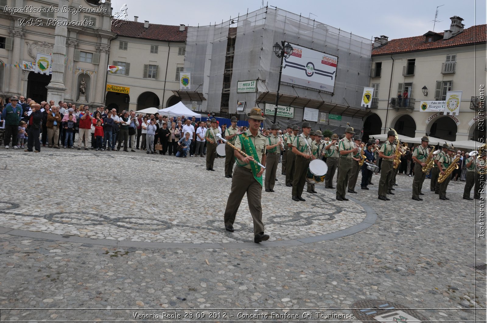 Venaria Reale 23 09 2012 - Concerto Fanfare Cri Taurinense - Croce Rossa Italiana - Ispettorato Regionale Volontari del Soccorso del Piemonte