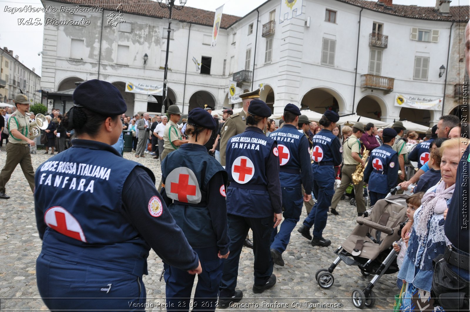 Venaria Reale 23 09 2012 - Concerto Fanfare Cri Taurinense - Croce Rossa Italiana - Ispettorato Regionale Volontari del Soccorso del Piemonte