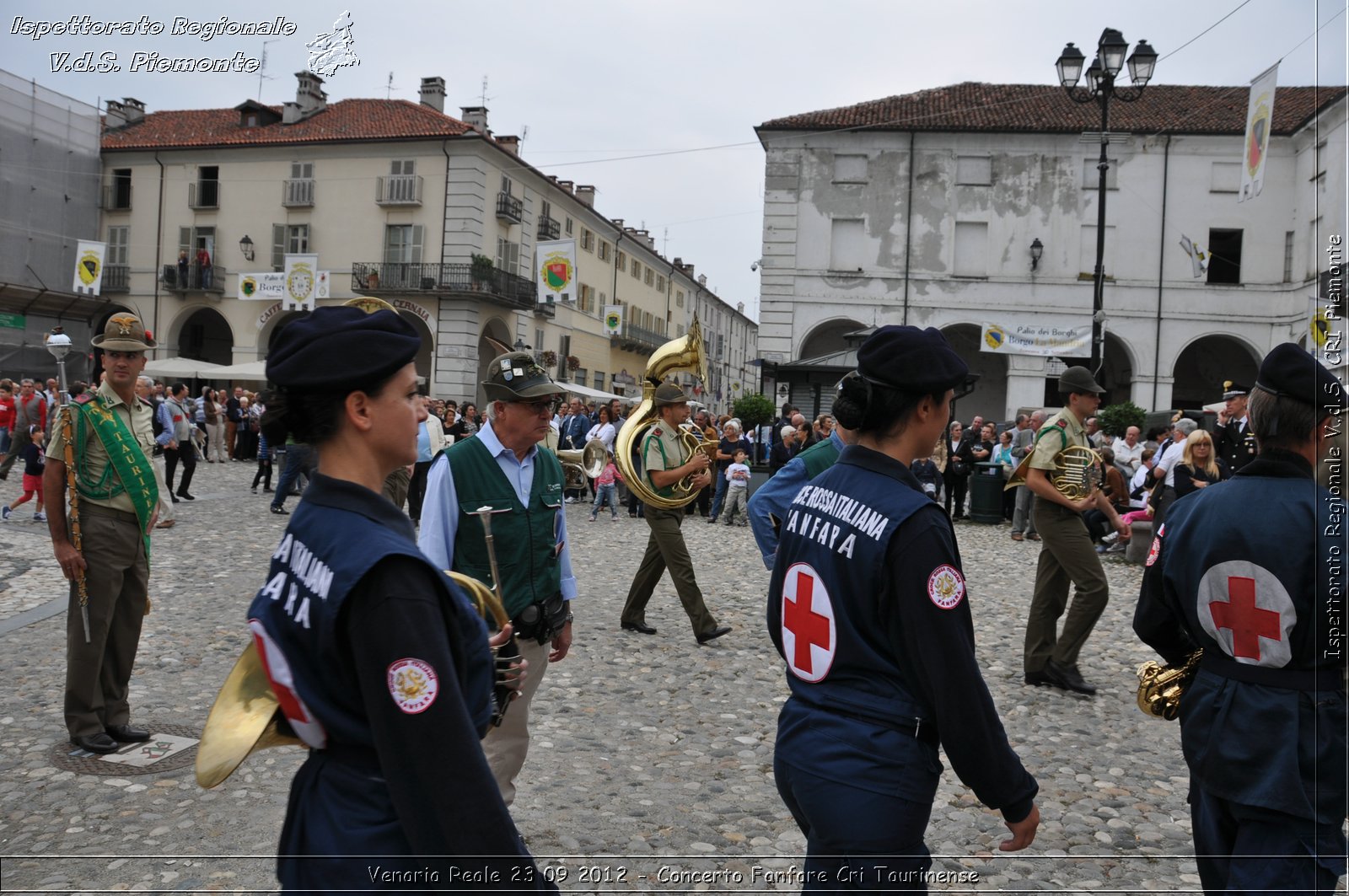 Venaria Reale 23 09 2012 - Concerto Fanfare Cri Taurinense - Croce Rossa Italiana - Ispettorato Regionale Volontari del Soccorso del Piemonte