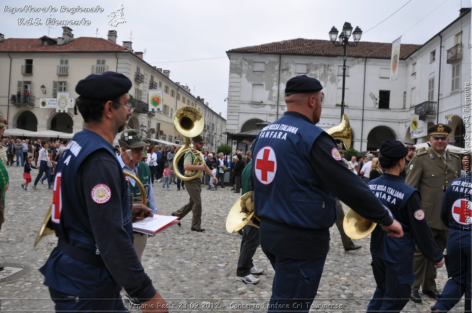 Venaria Reale 23 09 2012 - Concerto Fanfare Cri Taurinense - Croce Rossa Italiana - Ispettorato Regionale Volontari del Soccorso del Piemonte