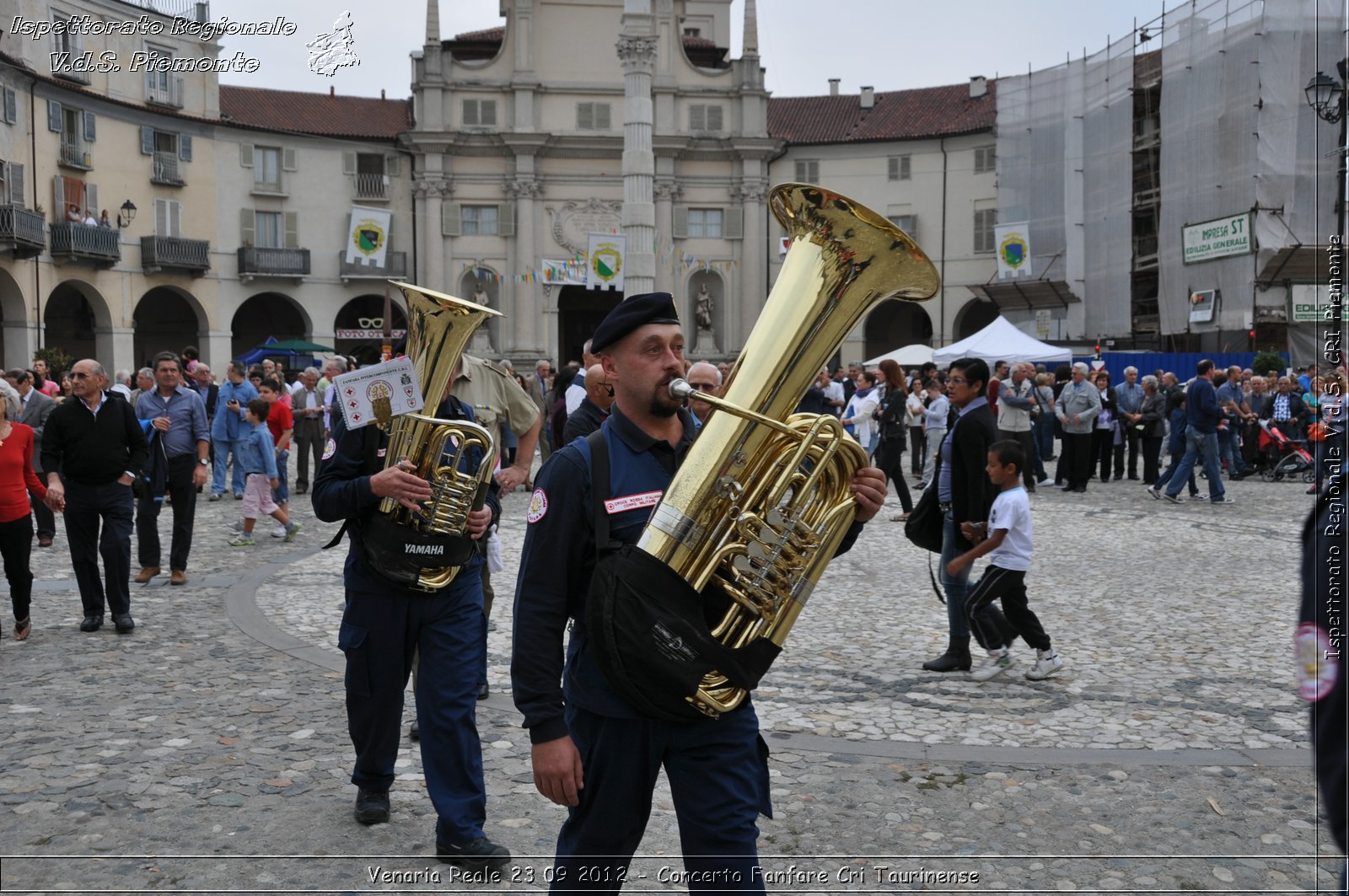 Venaria Reale 23 09 2012 - Concerto Fanfare Cri Taurinense - Croce Rossa Italiana - Ispettorato Regionale Volontari del Soccorso del Piemonte