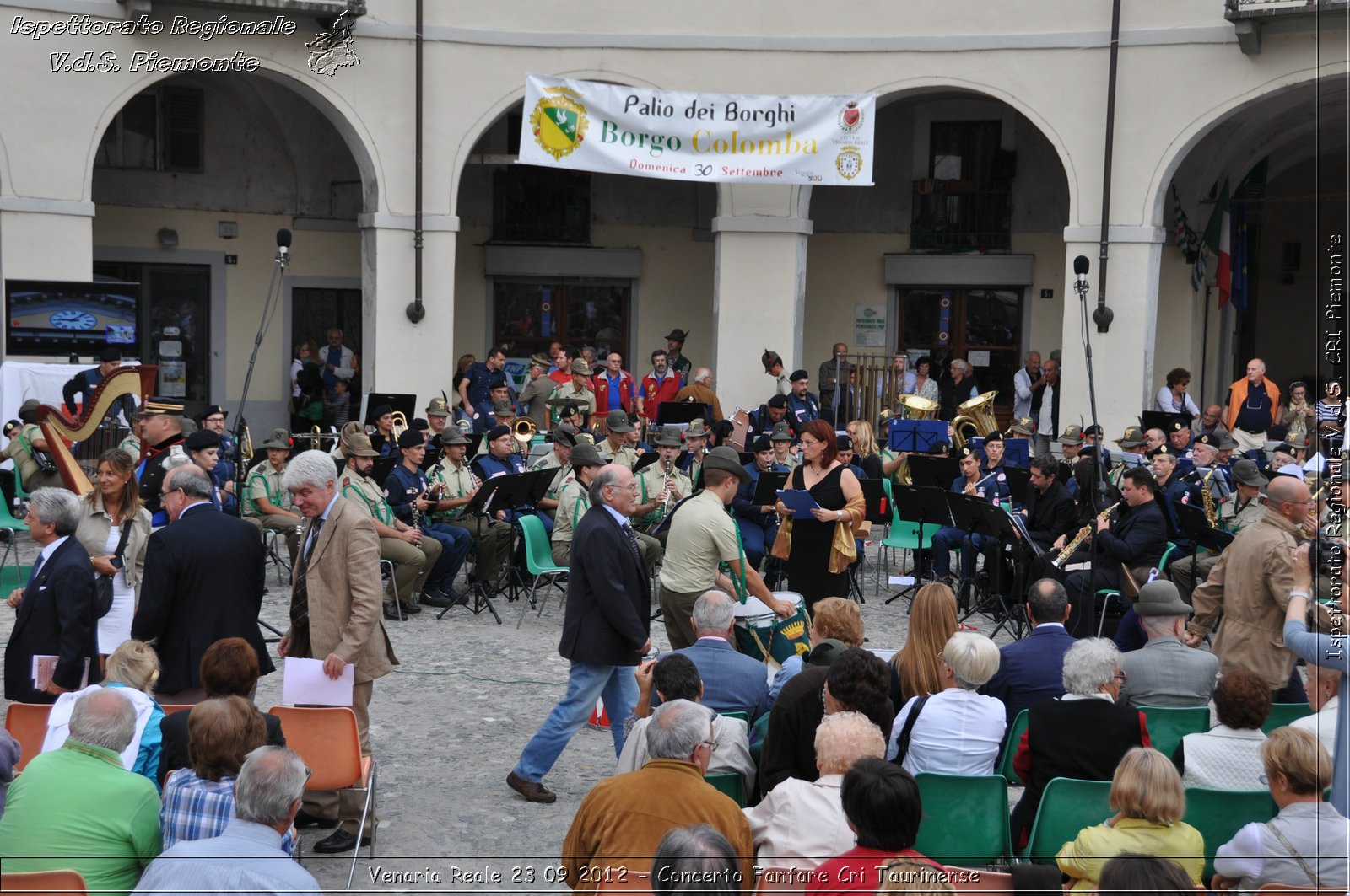 Venaria Reale 23 09 2012 - Concerto Fanfare Cri Taurinense - Croce Rossa Italiana - Ispettorato Regionale Volontari del Soccorso del Piemonte