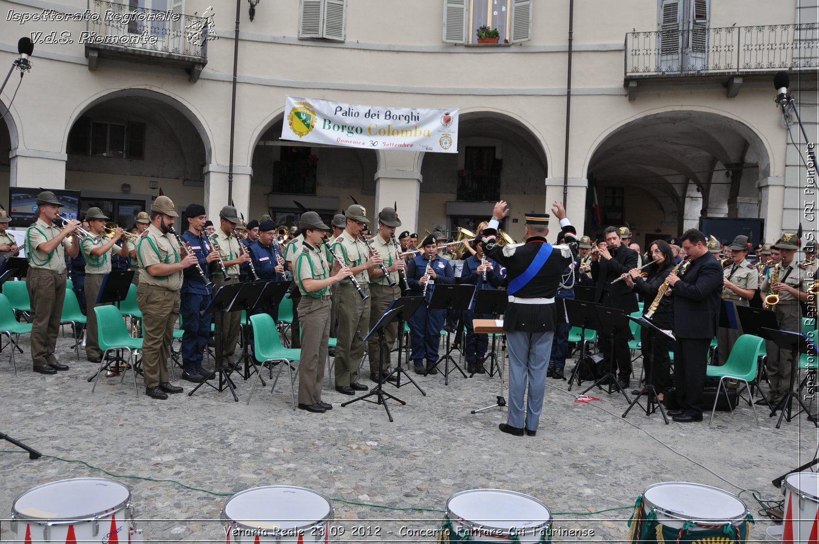 Venaria Reale 23 09 2012 - Concerto Fanfare Cri Taurinense - Croce Rossa Italiana - Ispettorato Regionale Volontari del Soccorso del Piemonte