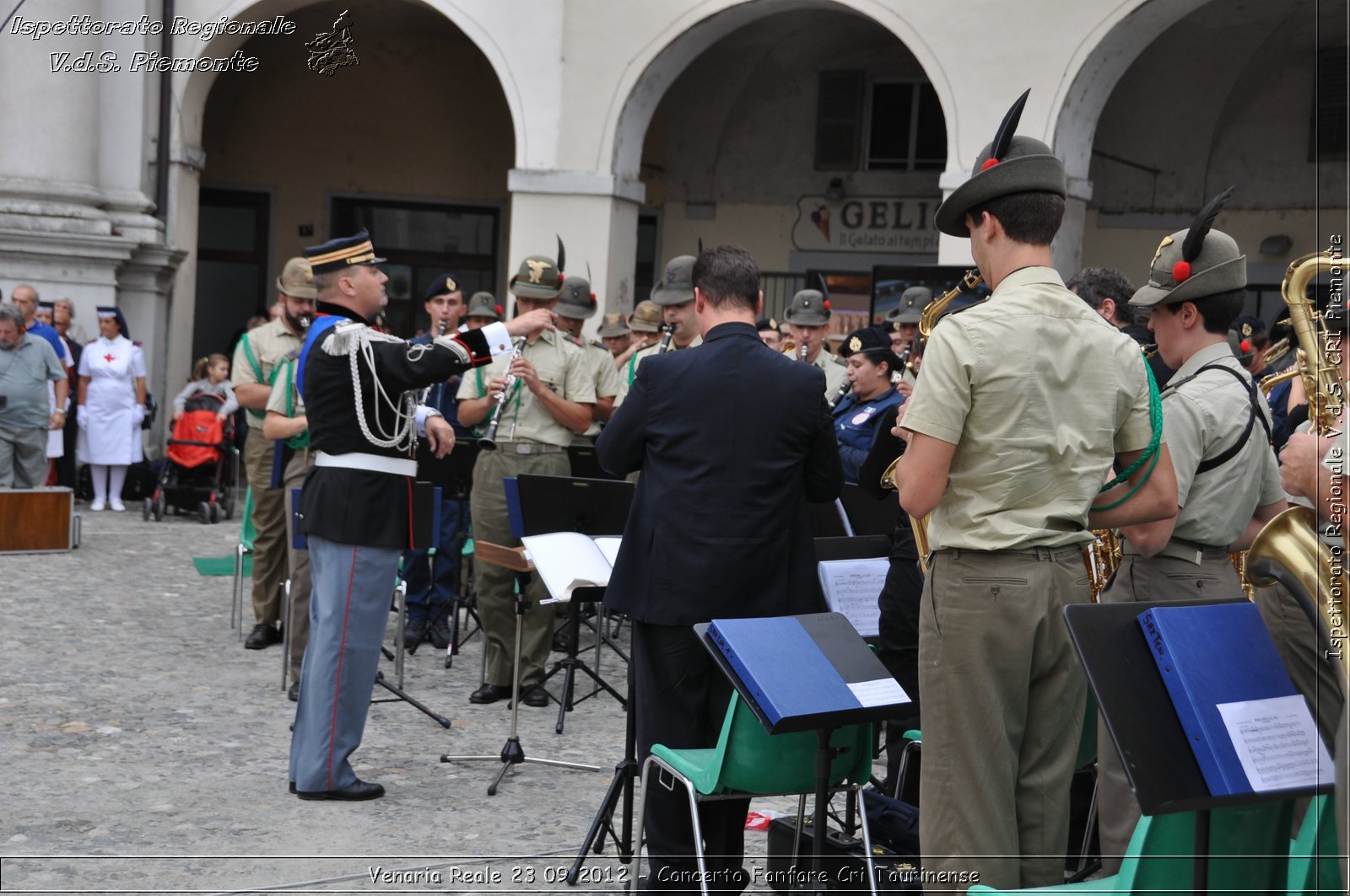 Venaria Reale 23 09 2012 - Concerto Fanfare Cri Taurinense - Croce Rossa Italiana - Ispettorato Regionale Volontari del Soccorso del Piemonte