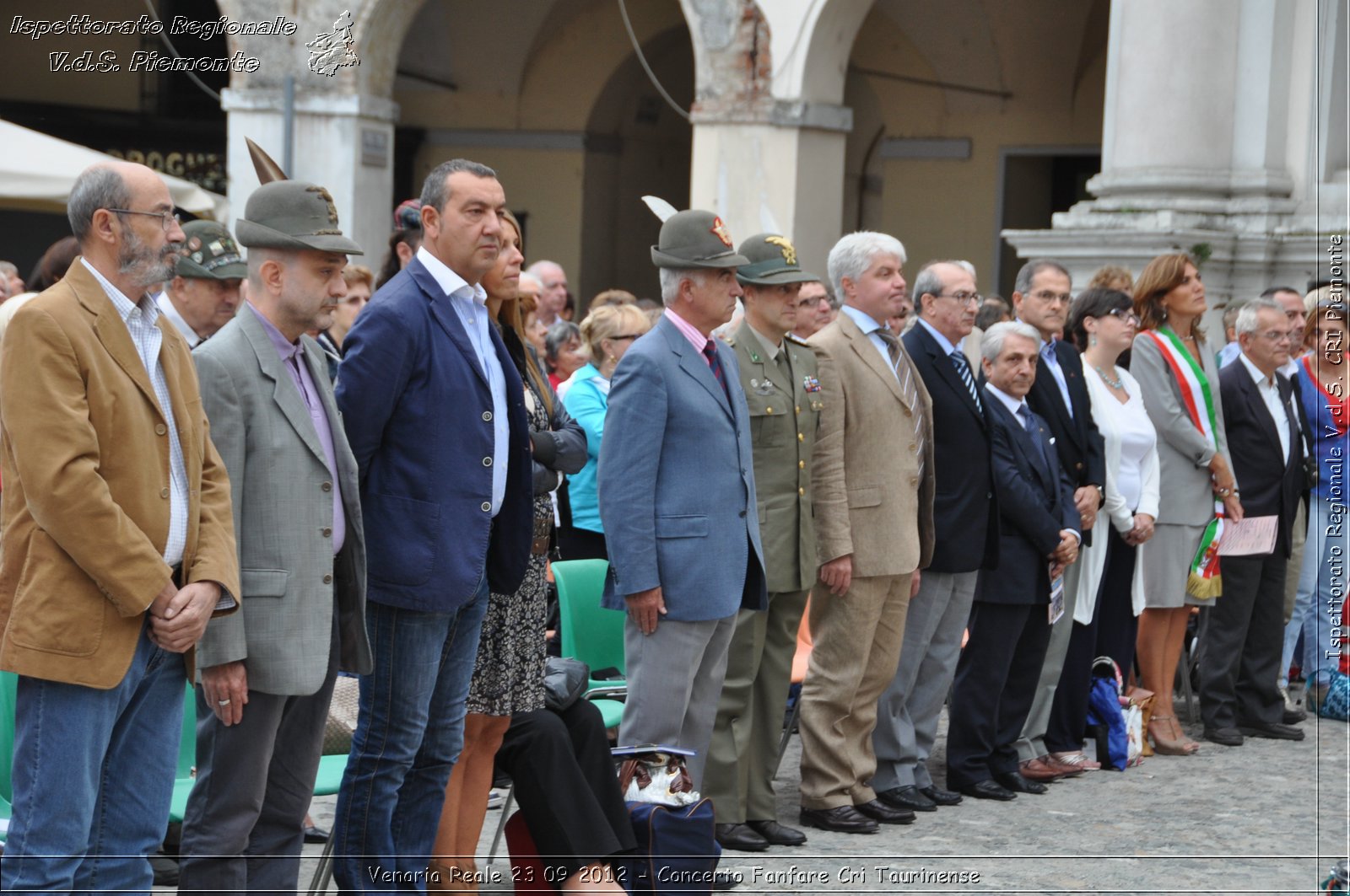 Venaria Reale 23 09 2012 - Concerto Fanfare Cri Taurinense - Croce Rossa Italiana - Ispettorato Regionale Volontari del Soccorso del Piemonte