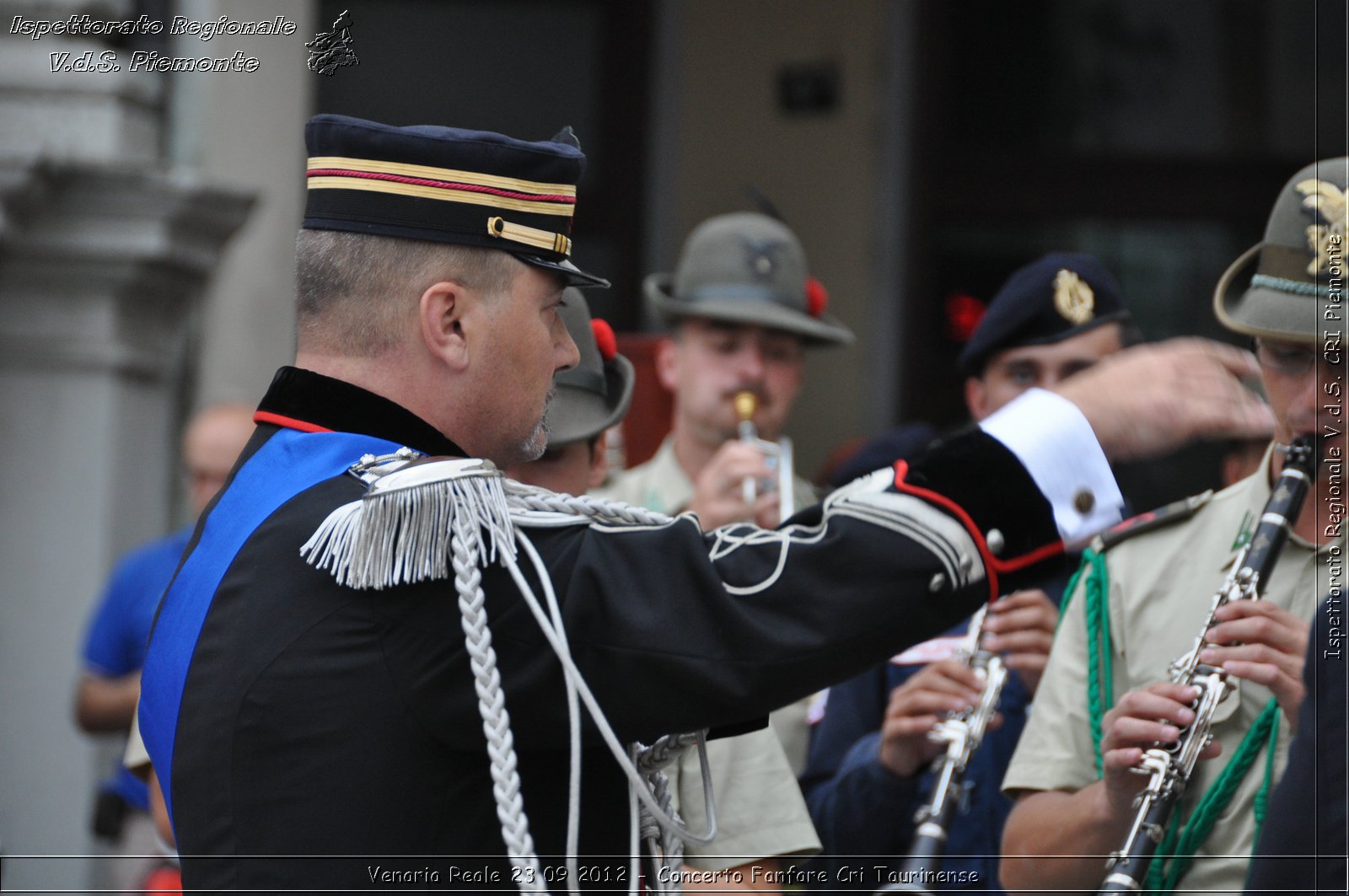 Venaria Reale 23 09 2012 - Concerto Fanfare Cri Taurinense - Croce Rossa Italiana - Ispettorato Regionale Volontari del Soccorso del Piemonte