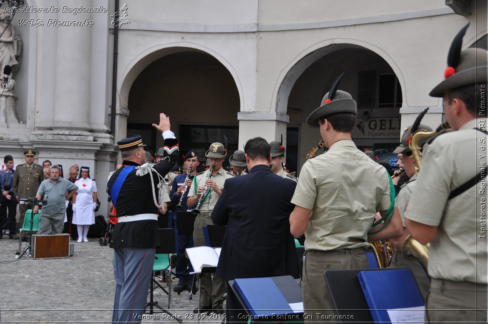 Venaria Reale 23 09 2012 - Concerto Fanfare Cri Taurinense - Croce Rossa Italiana - Ispettorato Regionale Volontari del Soccorso del Piemonte