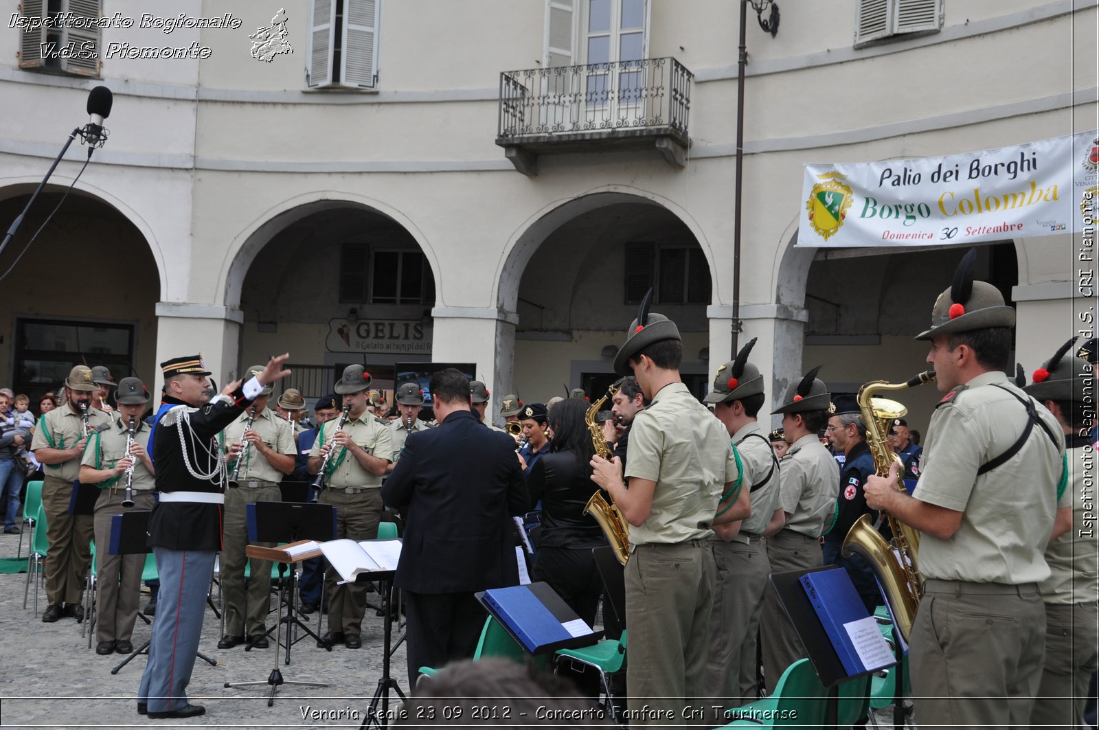 Venaria Reale 23 09 2012 - Concerto Fanfare Cri Taurinense - Croce Rossa Italiana - Ispettorato Regionale Volontari del Soccorso del Piemonte