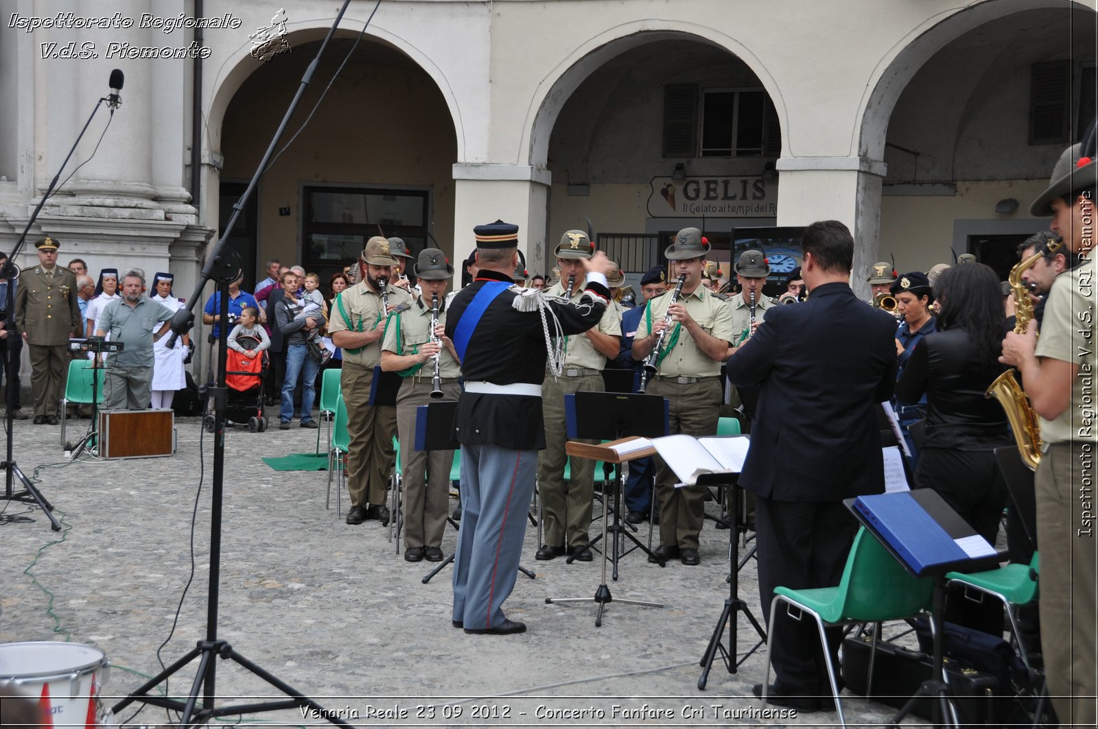 Venaria Reale 23 09 2012 - Concerto Fanfare Cri Taurinense - Croce Rossa Italiana - Ispettorato Regionale Volontari del Soccorso del Piemonte