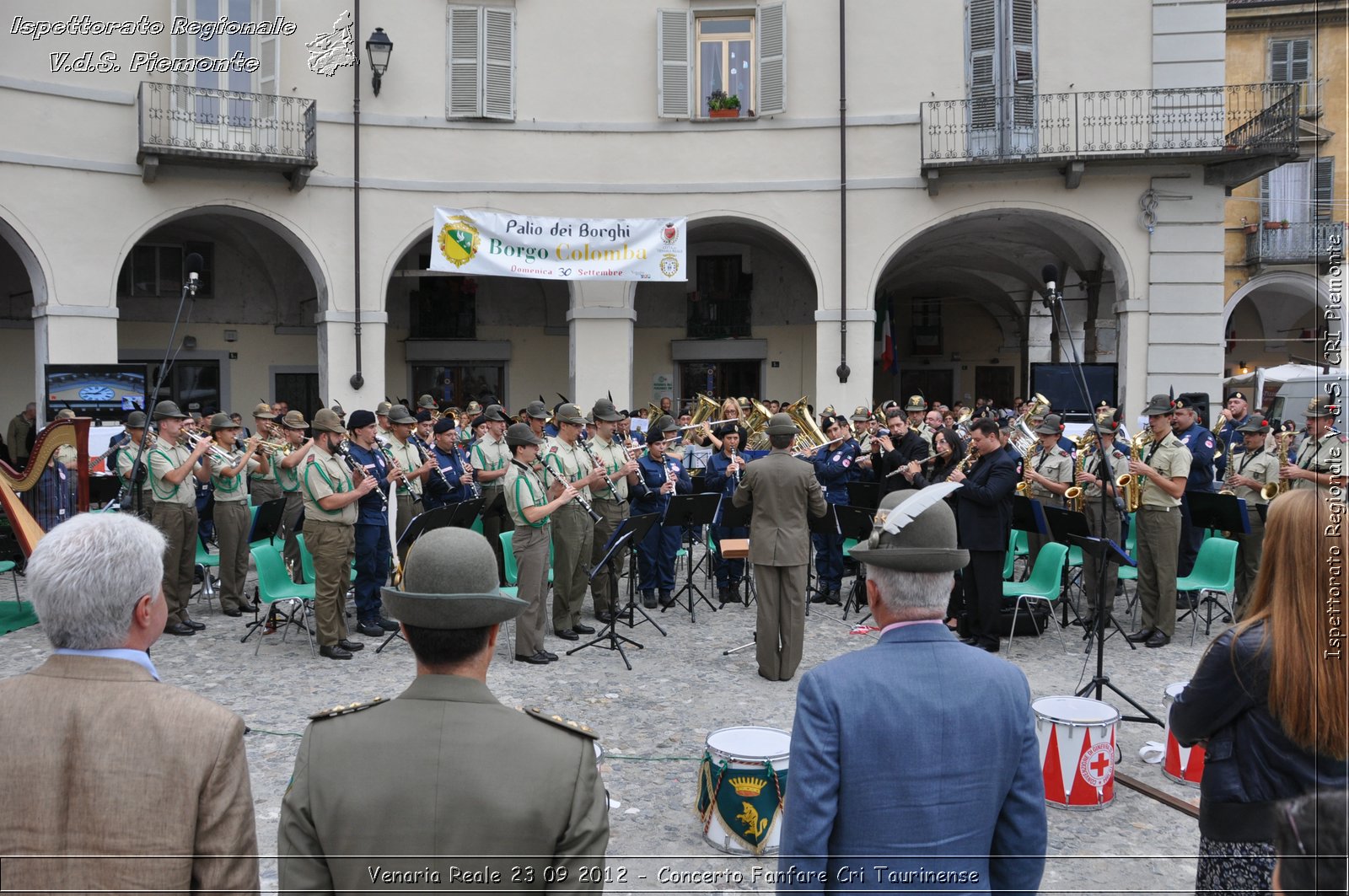 Venaria Reale 23 09 2012 - Concerto Fanfare Cri Taurinense - Croce Rossa Italiana - Ispettorato Regionale Volontari del Soccorso del Piemonte