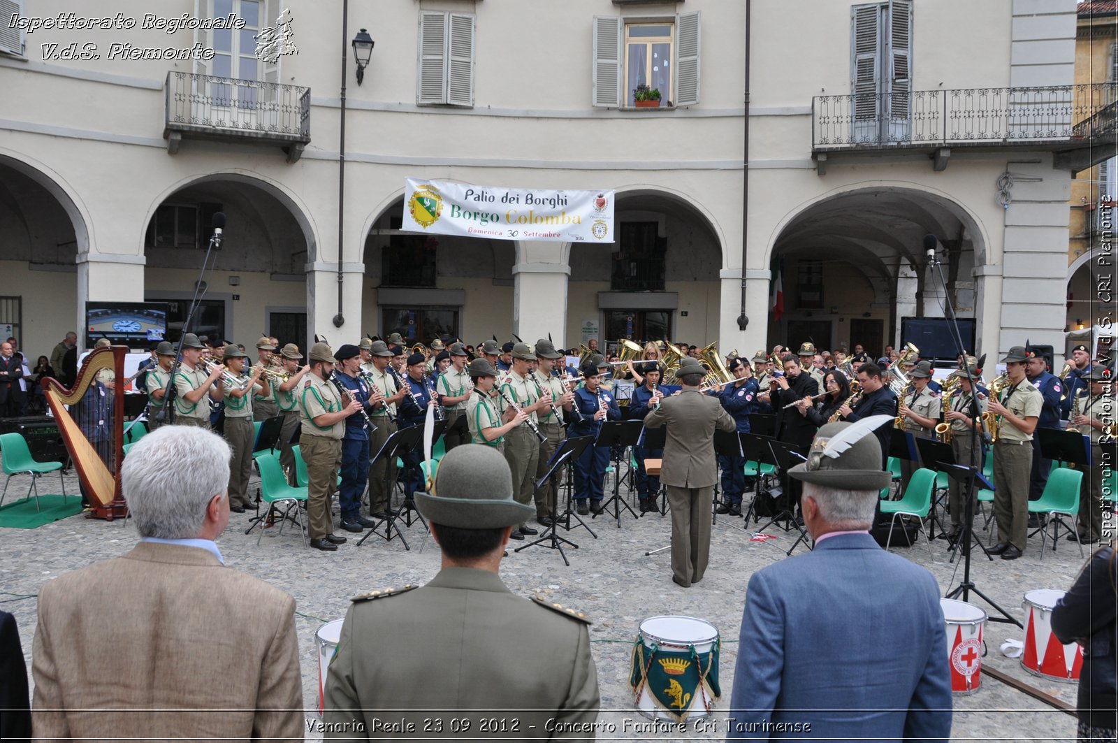 Venaria Reale 23 09 2012 - Concerto Fanfare Cri Taurinense - Croce Rossa Italiana - Ispettorato Regionale Volontari del Soccorso del Piemonte