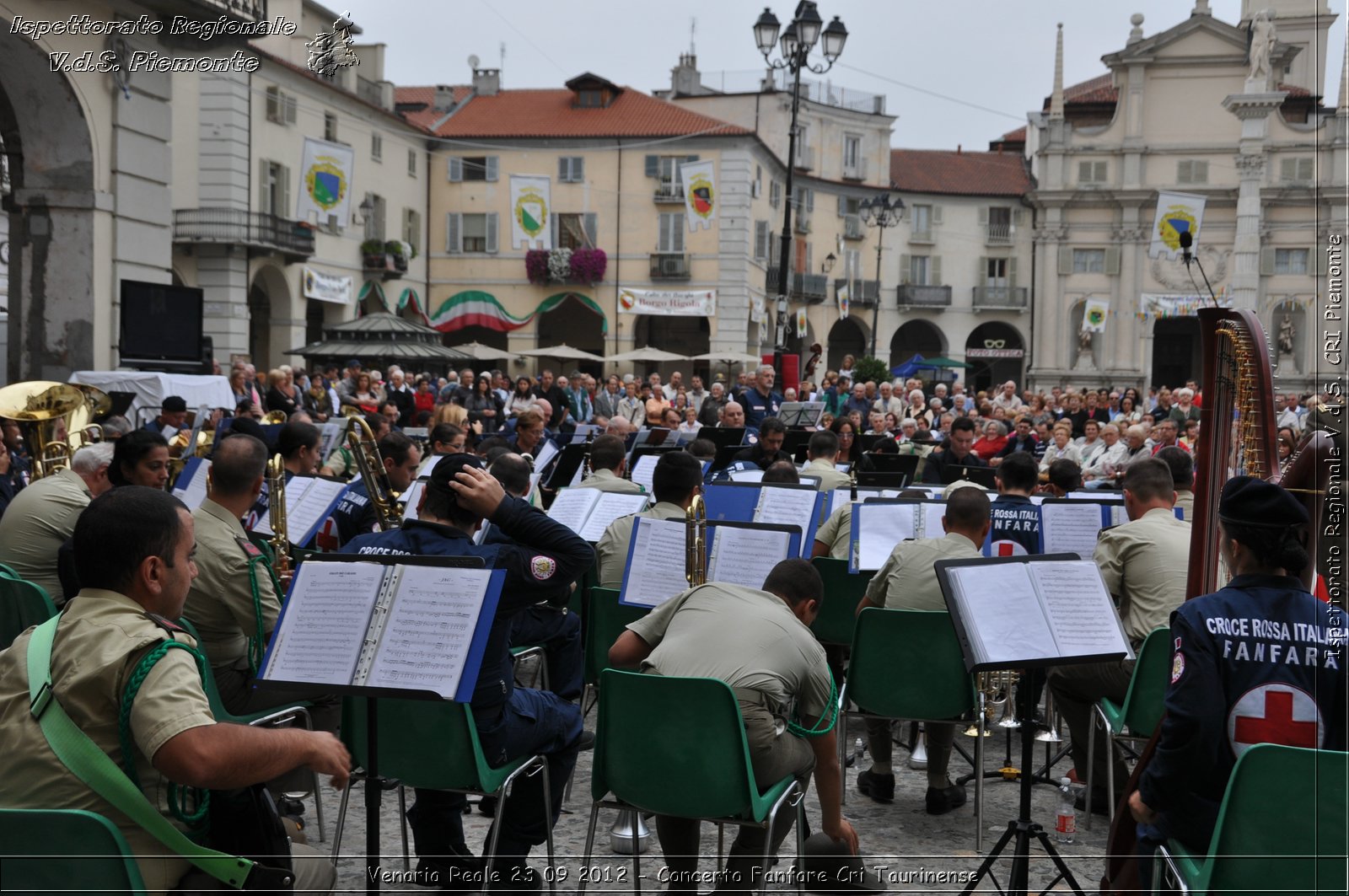 Venaria Reale 23 09 2012 - Concerto Fanfare Cri Taurinense - Croce Rossa Italiana - Ispettorato Regionale Volontari del Soccorso del Piemonte