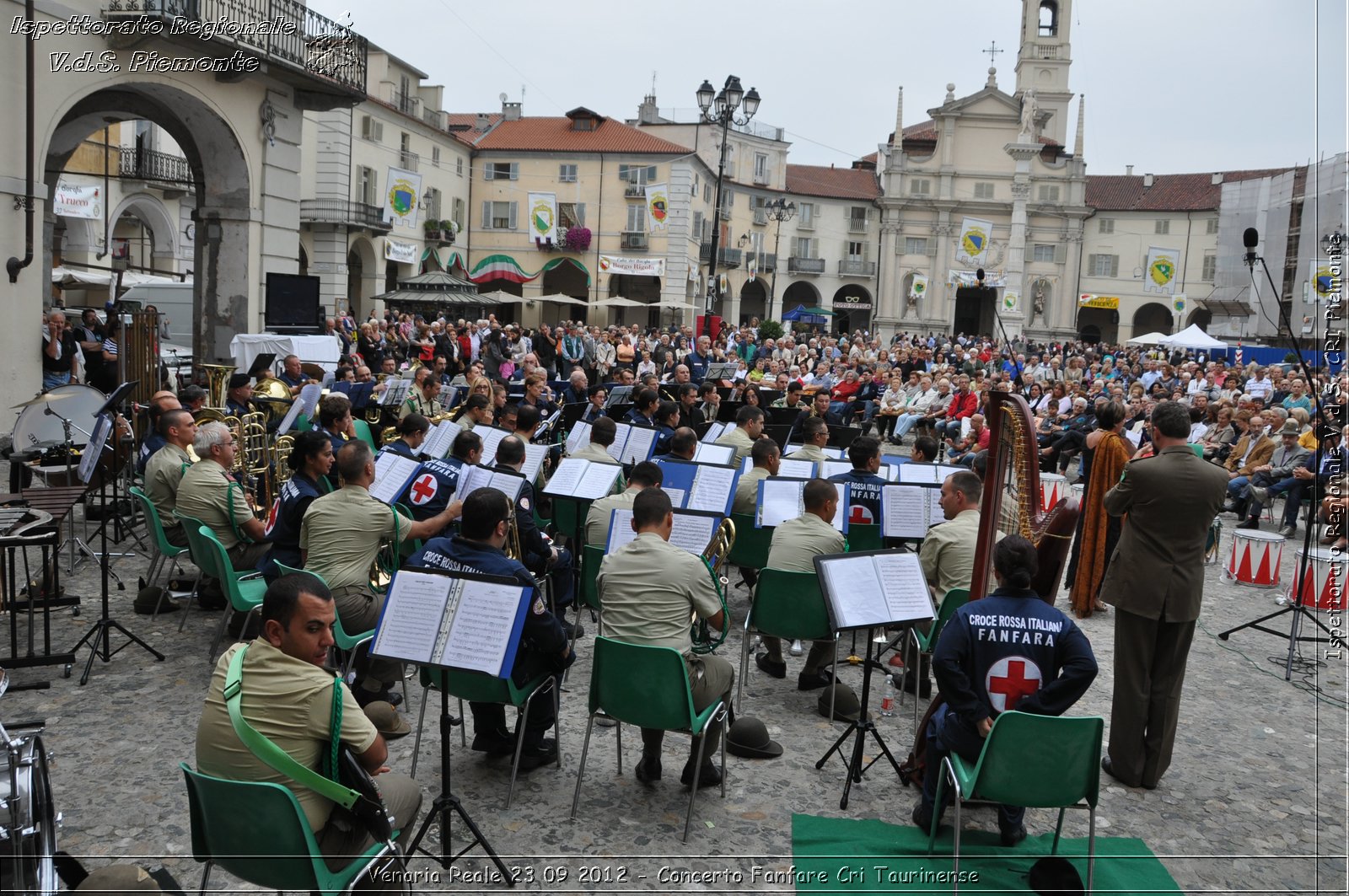 Venaria Reale 23 09 2012 - Concerto Fanfare Cri Taurinense - Croce Rossa Italiana - Ispettorato Regionale Volontari del Soccorso del Piemonte