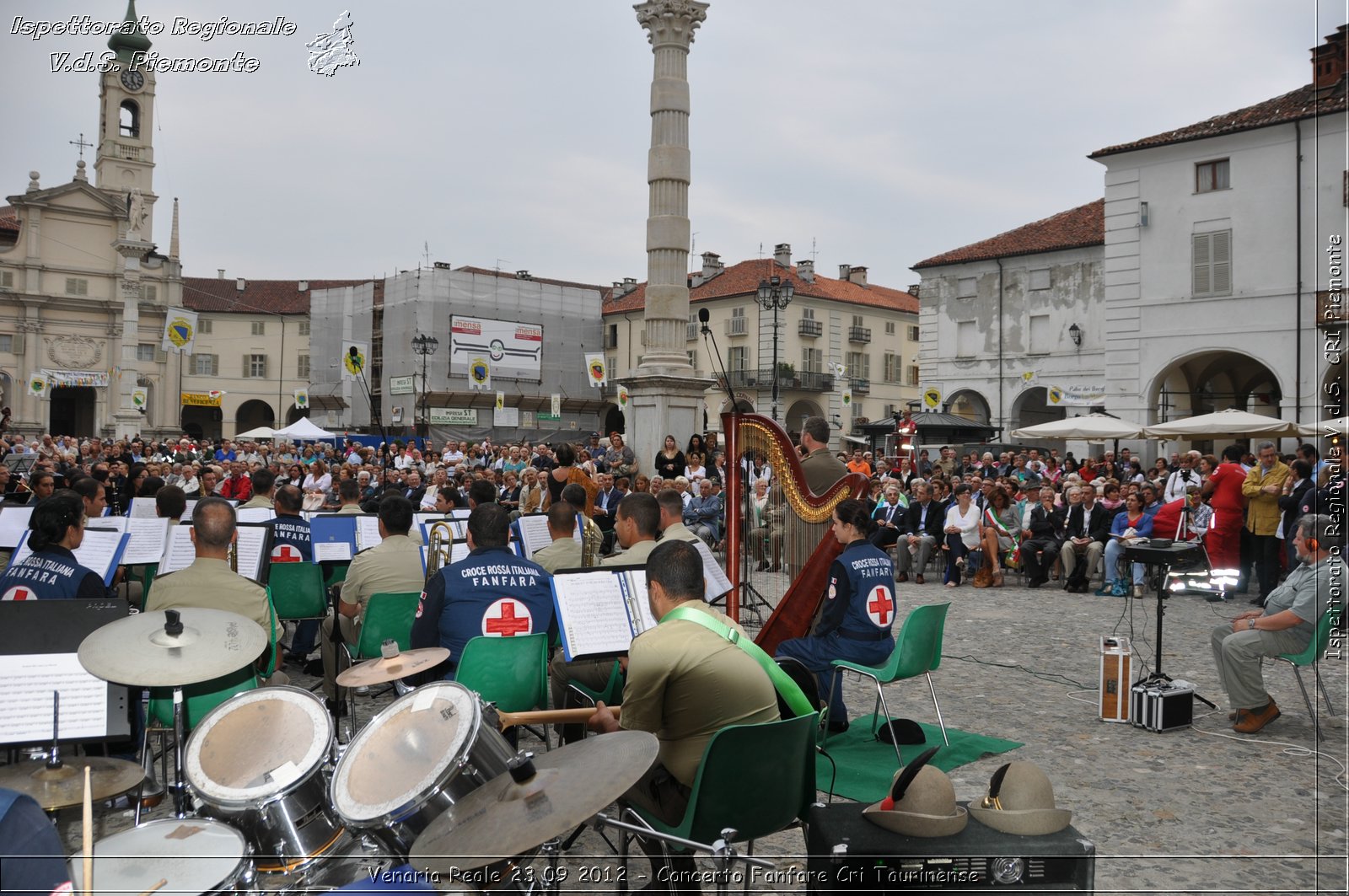 Venaria Reale 23 09 2012 - Concerto Fanfare Cri Taurinense - Croce Rossa Italiana - Ispettorato Regionale Volontari del Soccorso del Piemonte