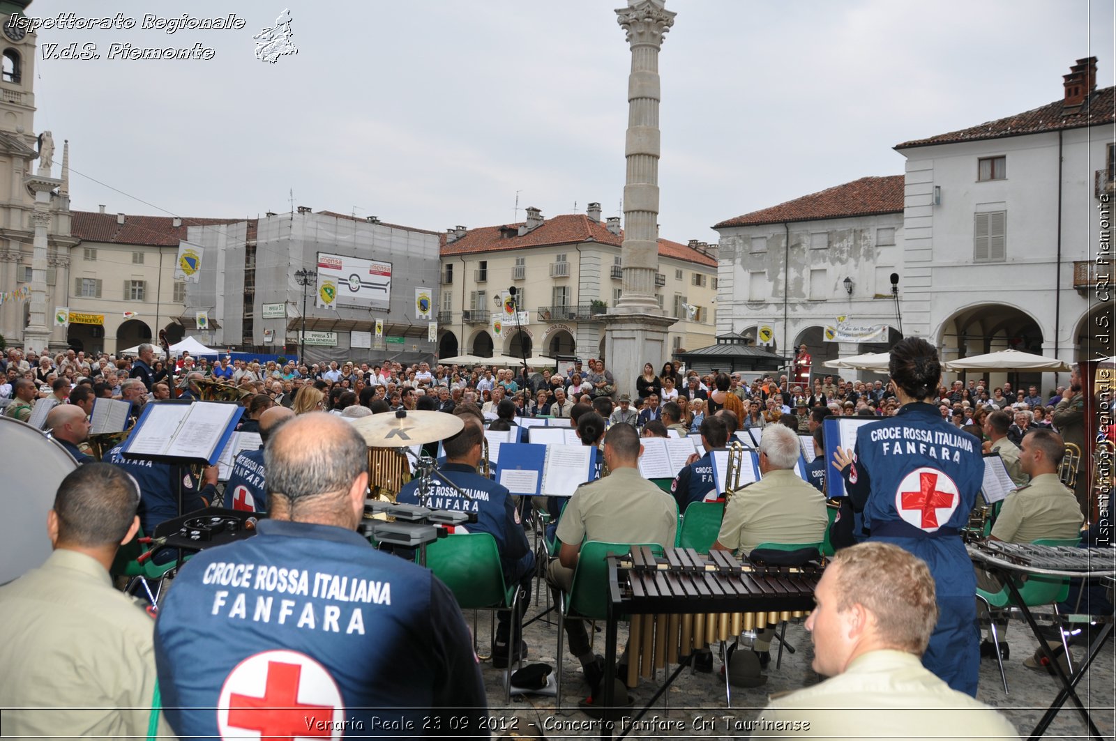 Venaria Reale 23 09 2012 - Concerto Fanfare Cri Taurinense - Croce Rossa Italiana - Ispettorato Regionale Volontari del Soccorso del Piemonte