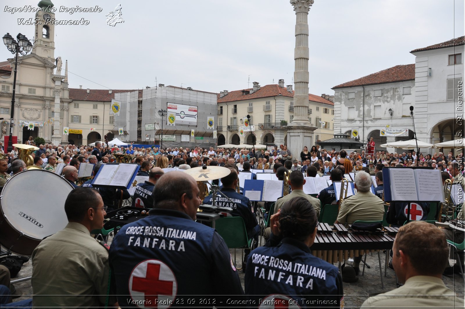 Venaria Reale 23 09 2012 - Concerto Fanfare Cri Taurinense - Croce Rossa Italiana - Ispettorato Regionale Volontari del Soccorso del Piemonte