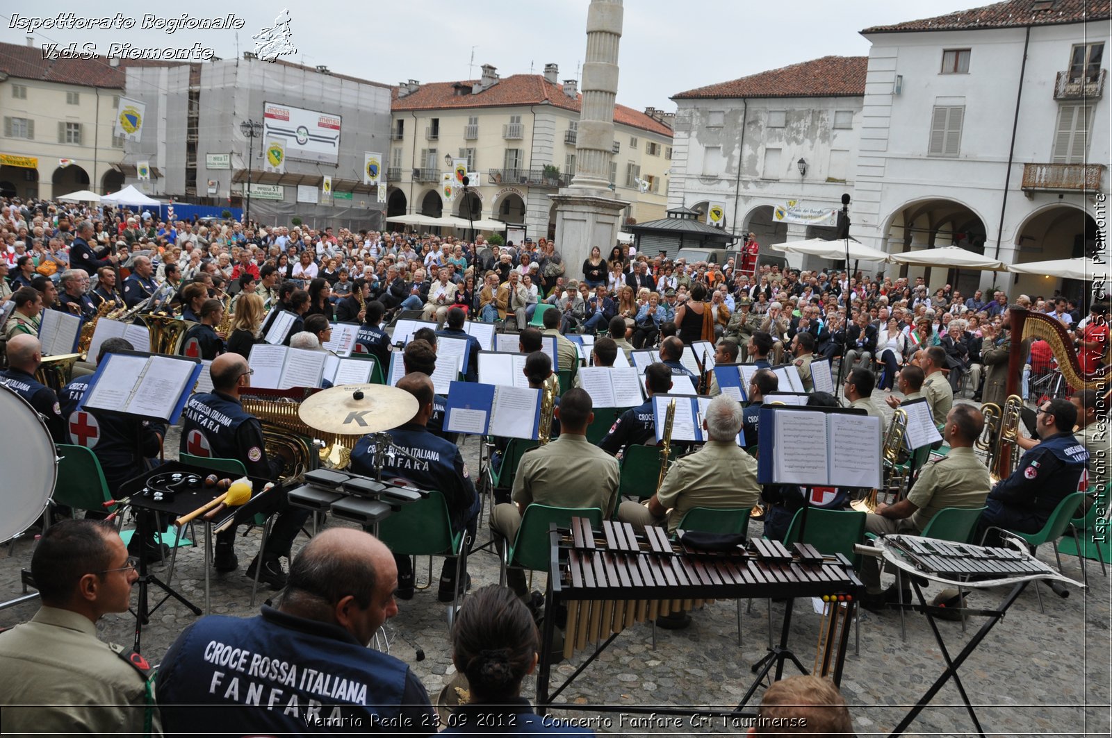 Venaria Reale 23 09 2012 - Concerto Fanfare Cri Taurinense - Croce Rossa Italiana - Ispettorato Regionale Volontari del Soccorso del Piemonte