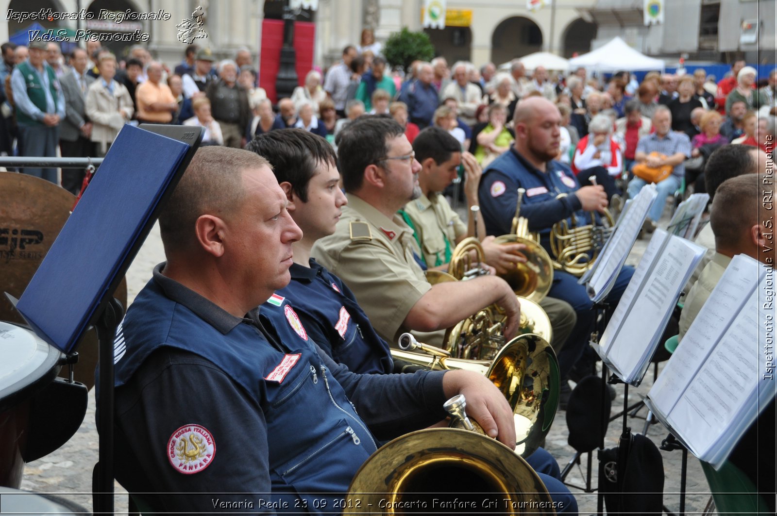 Venaria Reale 23 09 2012 - Concerto Fanfare Cri Taurinense - Croce Rossa Italiana - Ispettorato Regionale Volontari del Soccorso del Piemonte