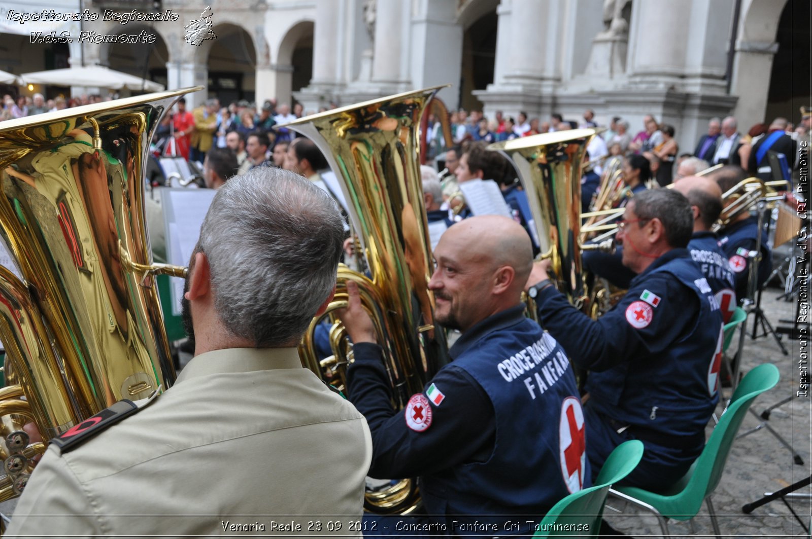 Venaria Reale 23 09 2012 - Concerto Fanfare Cri Taurinense - Croce Rossa Italiana - Ispettorato Regionale Volontari del Soccorso del Piemonte