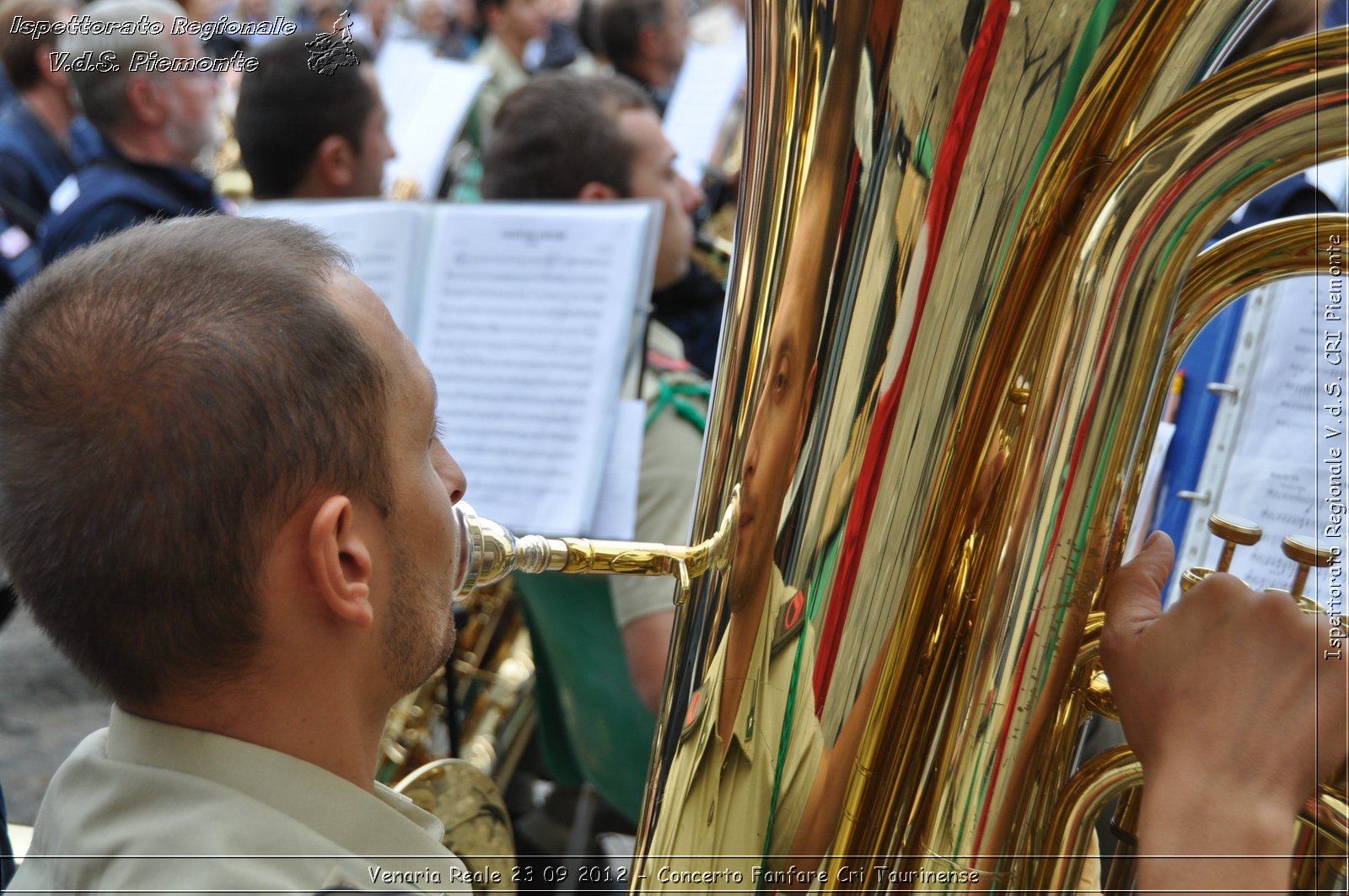 Venaria Reale 23 09 2012 - Concerto Fanfare Cri Taurinense - Croce Rossa Italiana - Ispettorato Regionale Volontari del Soccorso del Piemonte